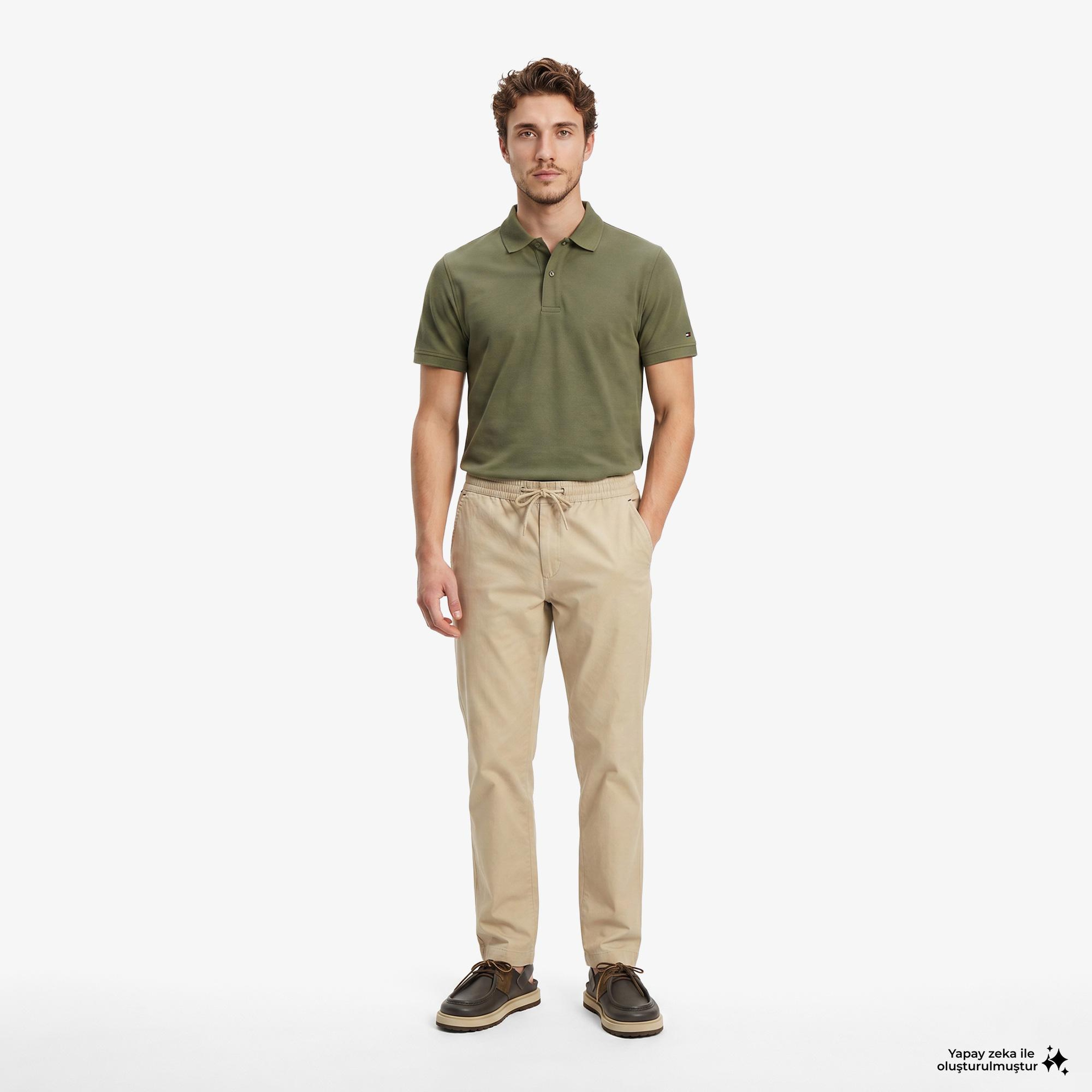 Tommy Hilfiger Seasonal Quality Erkek Haki Pantolon