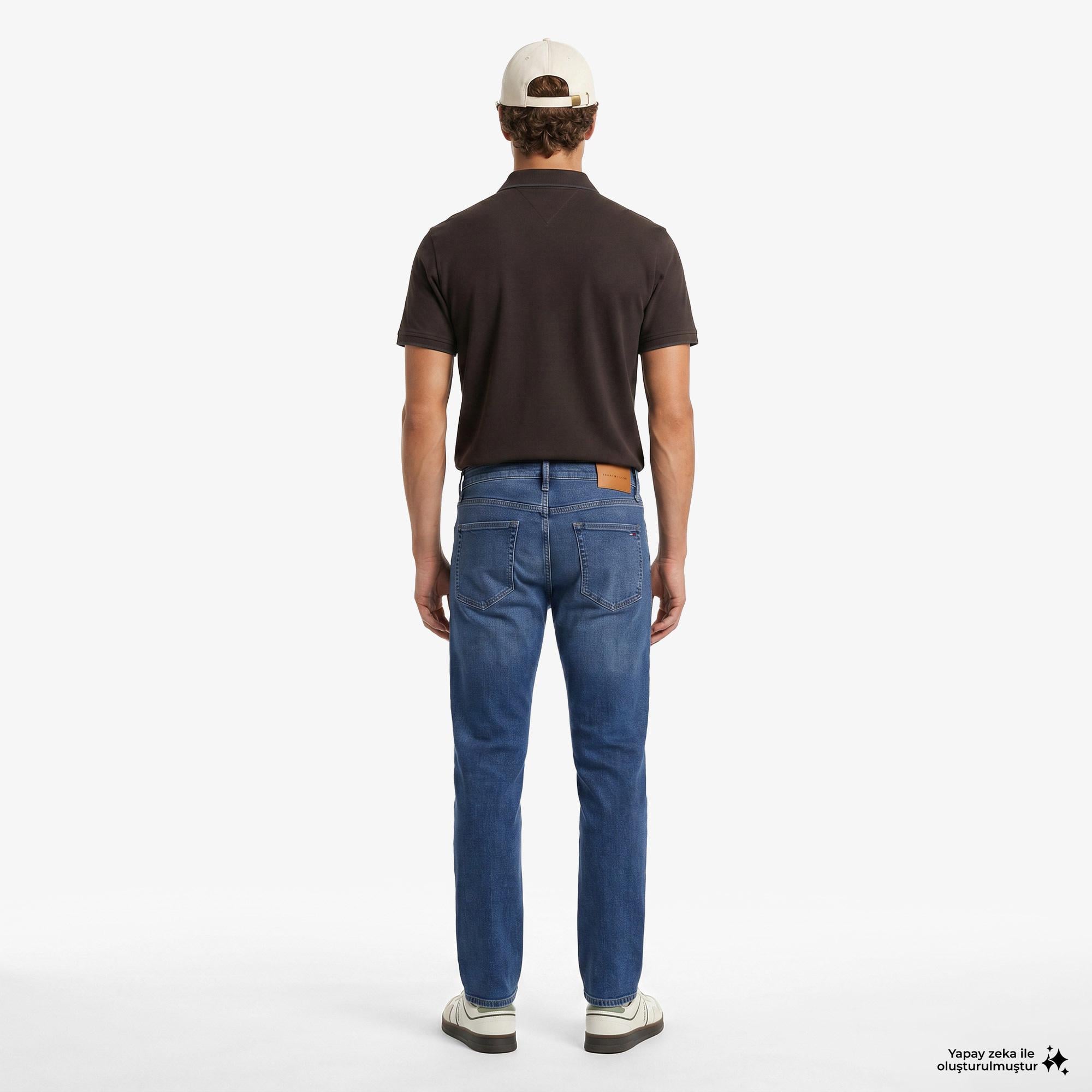 Tommy Hilfiger Denim Erkek Mavi Jean