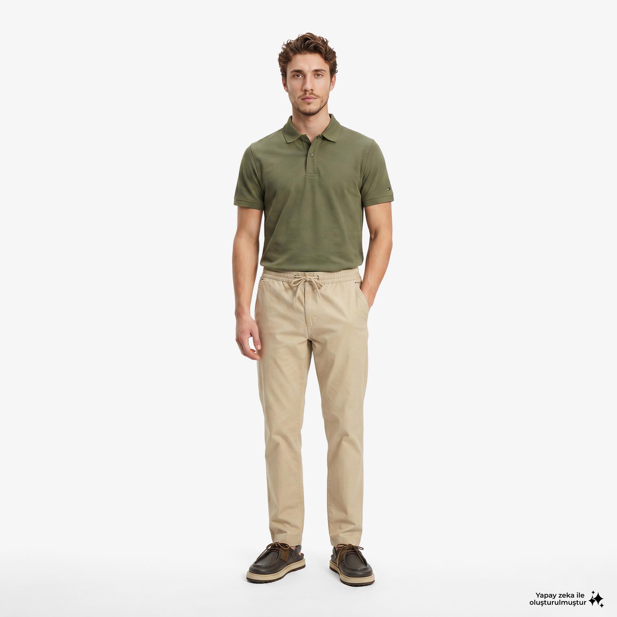 Tommy Hilfiger Seasonal Quality Erkek Haki Pantolon