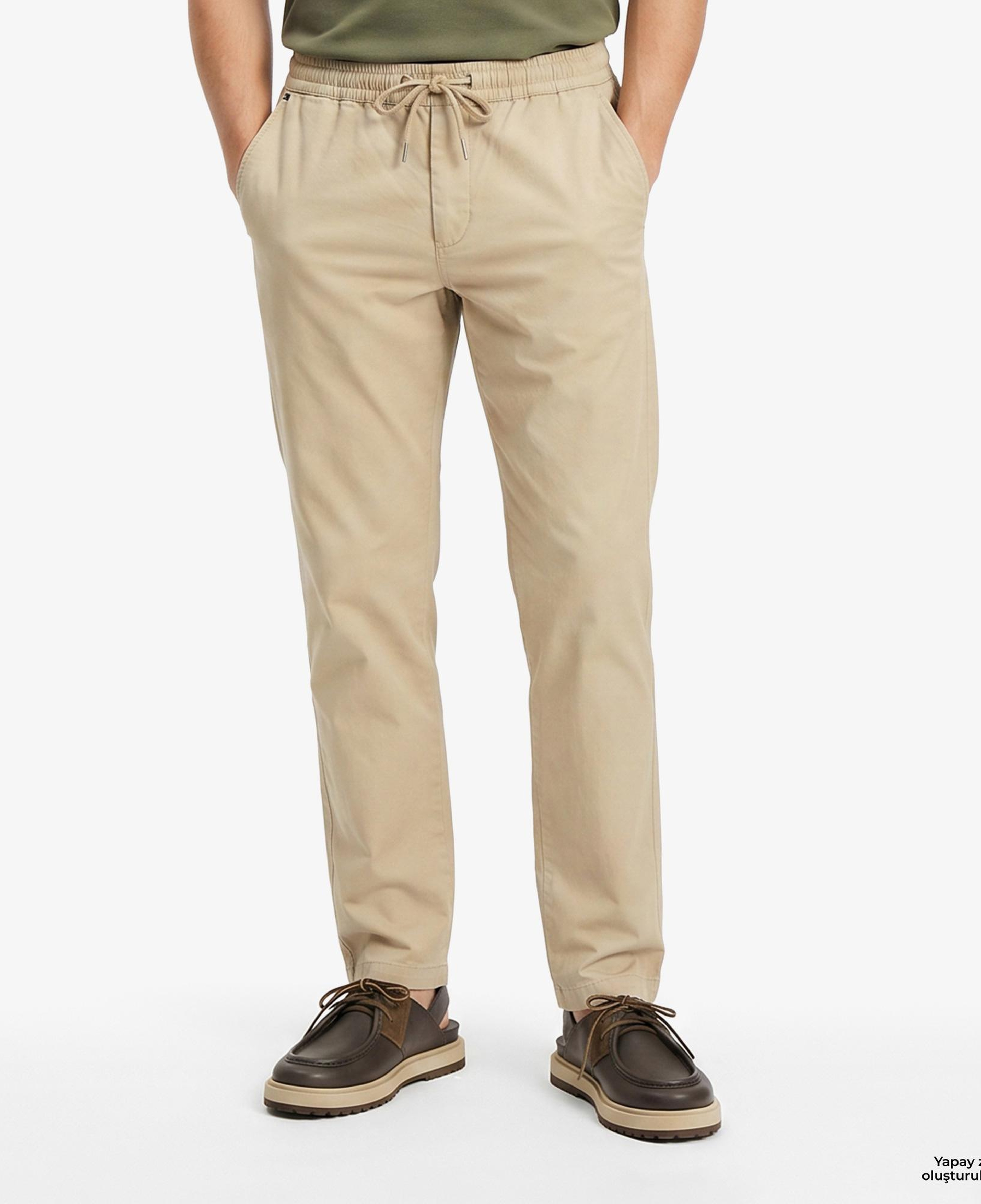 Tommy Hilfiger Seasonal Quality Erkek Haki Pantolon