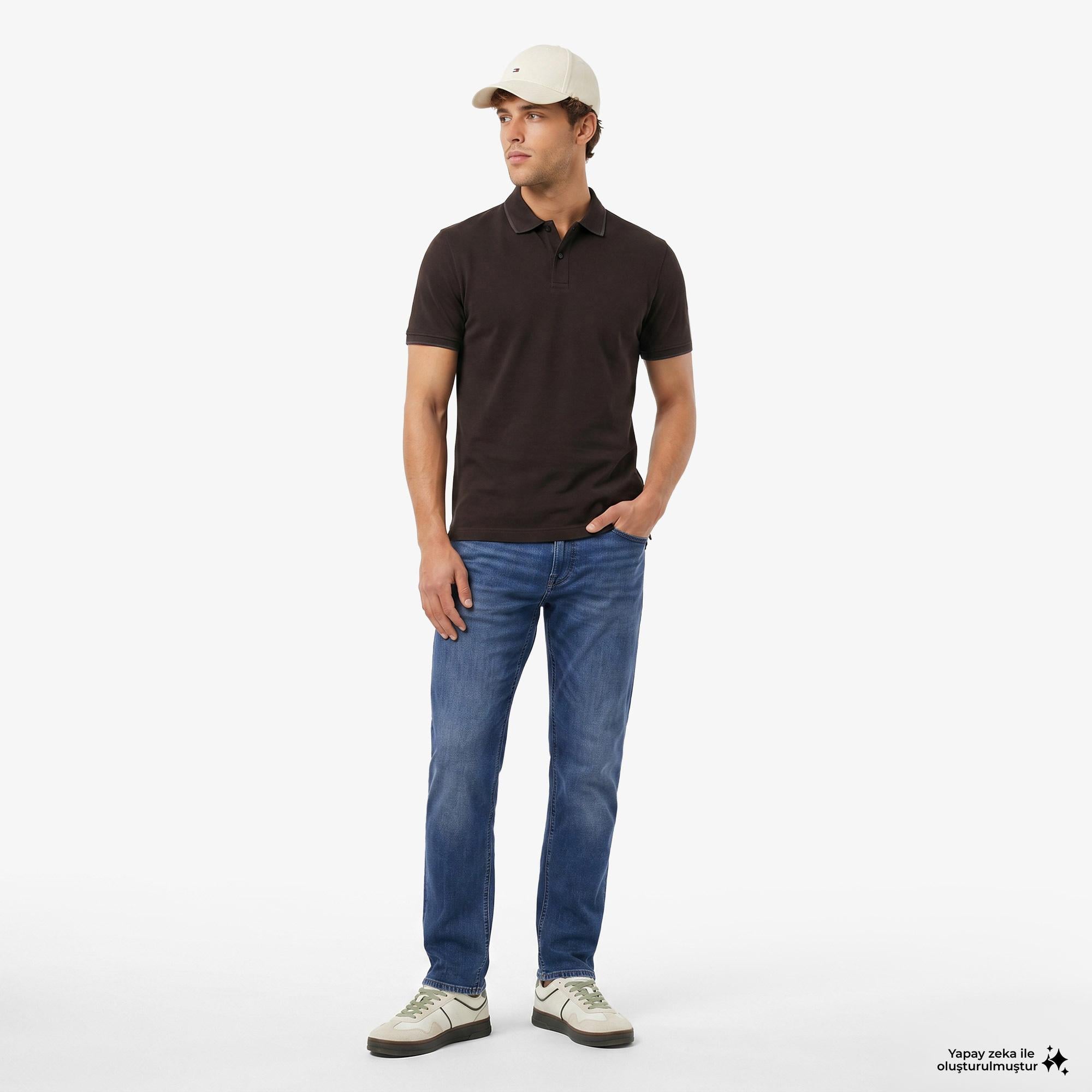 Tommy Hilfiger Denim Erkek Mavi Jean