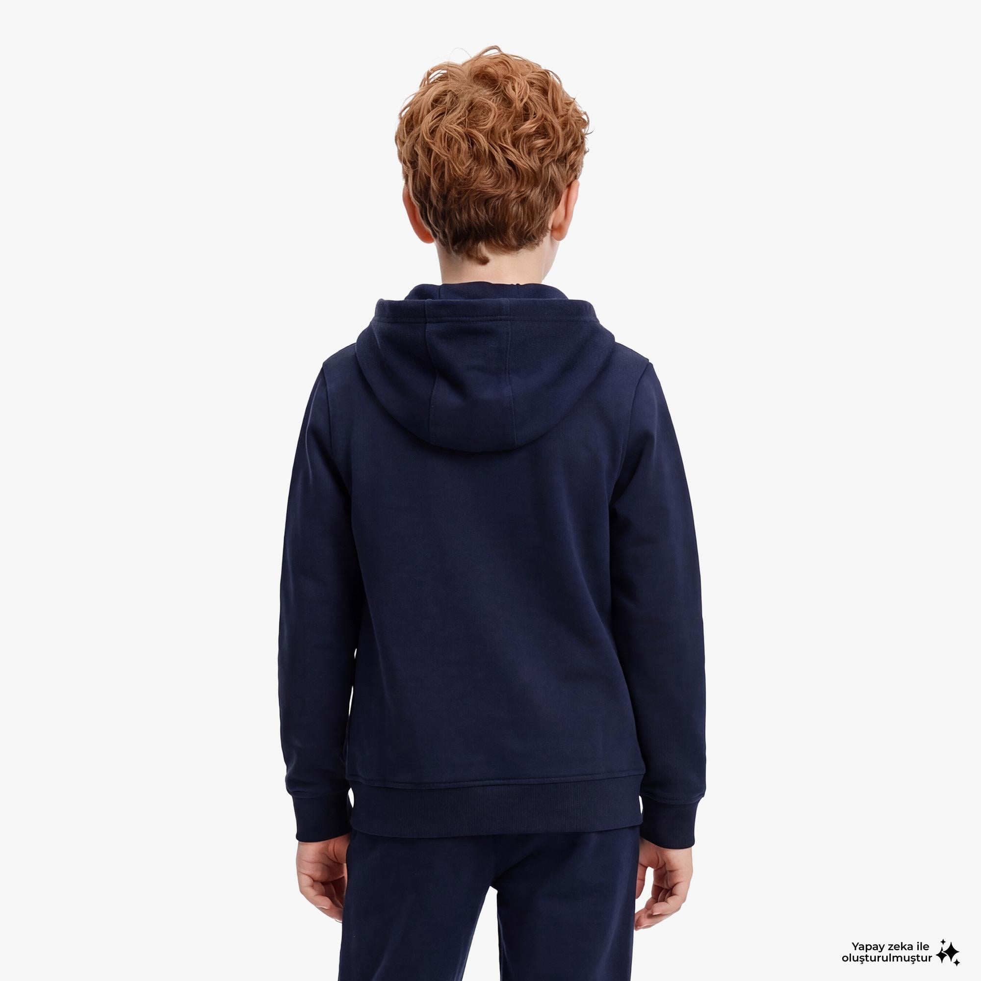 Tommy Hilfiger Icons Çocuk Lacivert Eşofman Üstü