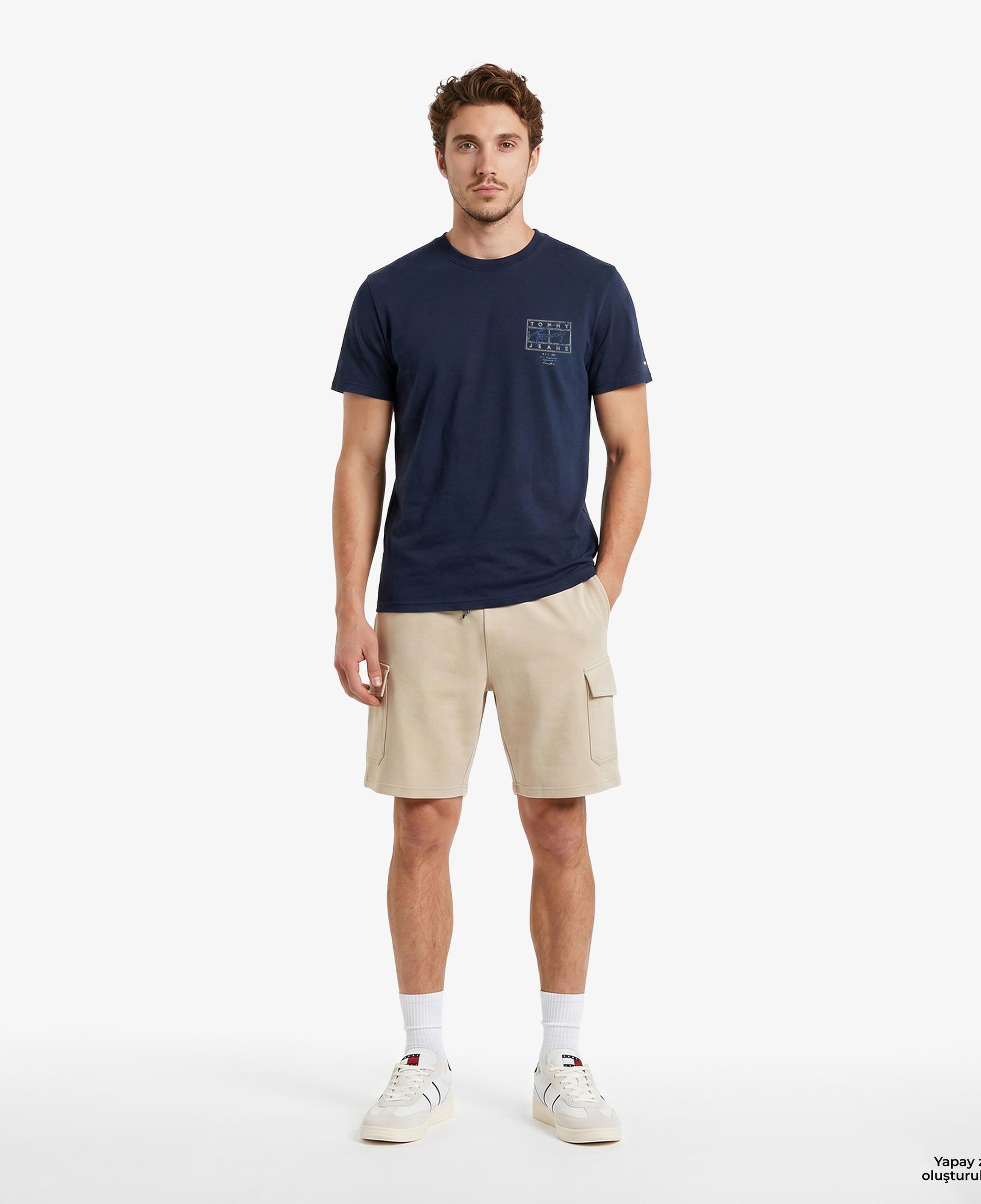 Tommy Hilfiger Mixed Media Erkek Haki Eşofman Altı