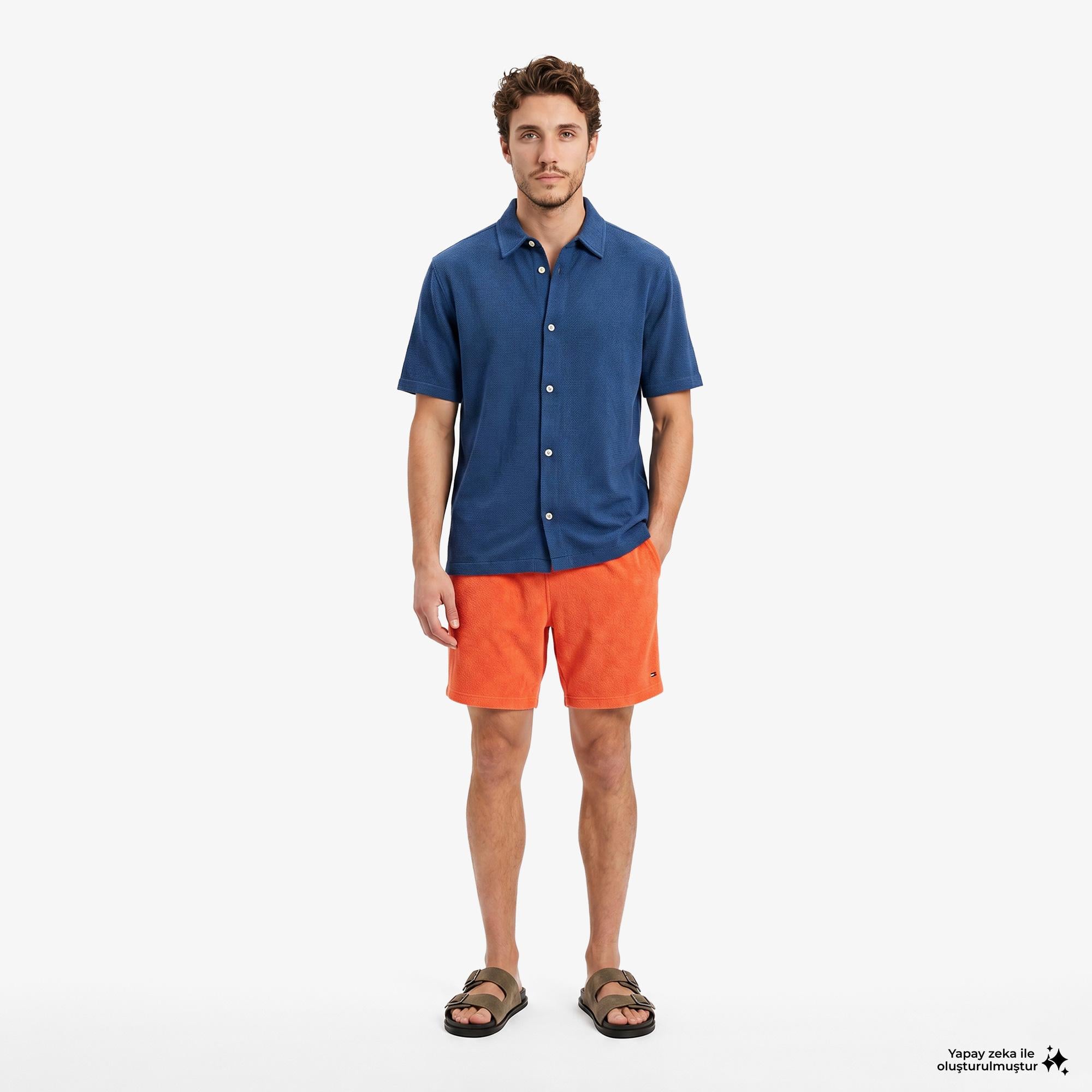 Tommy Hilfiger Swimshop Erkek Turuncu Eşofman Altı