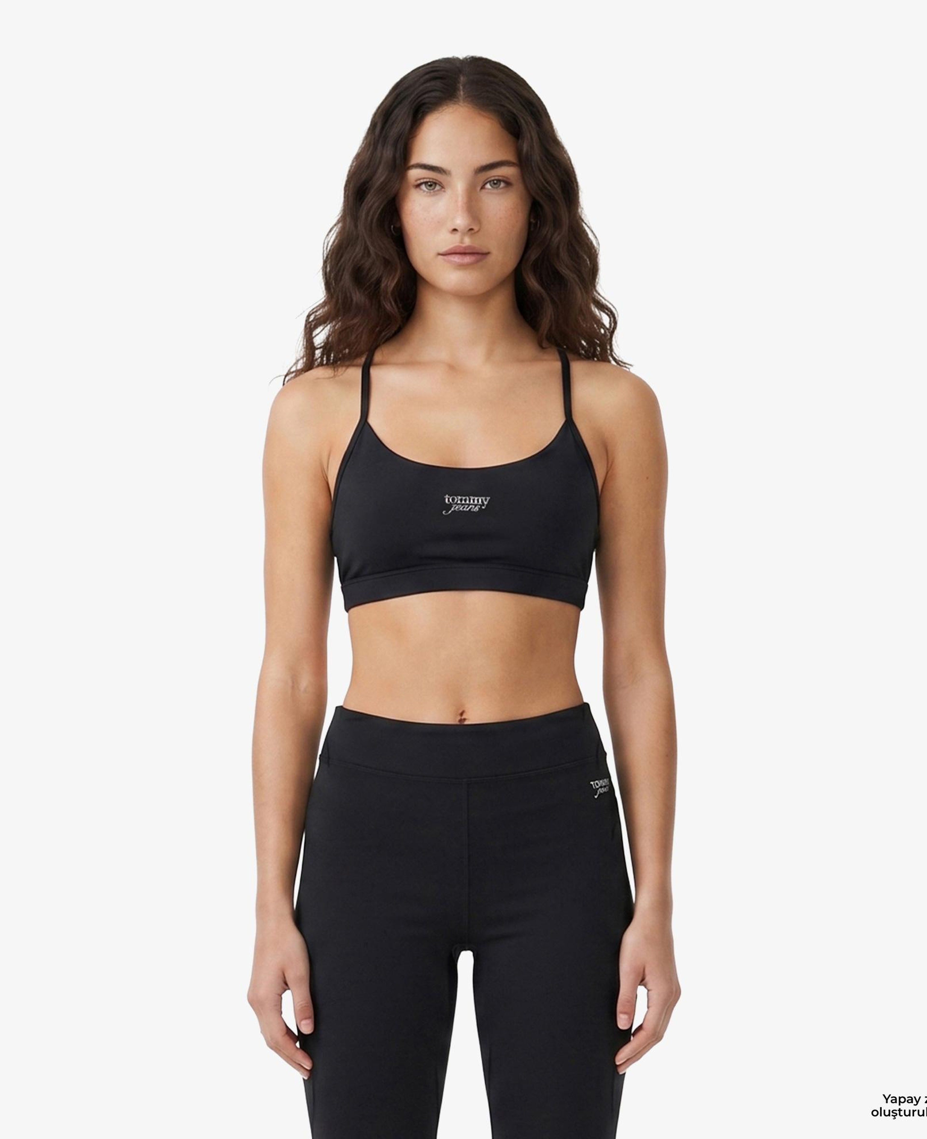 Tommy Hilfiger Body Essentials Kadın Siyah T-Shirt