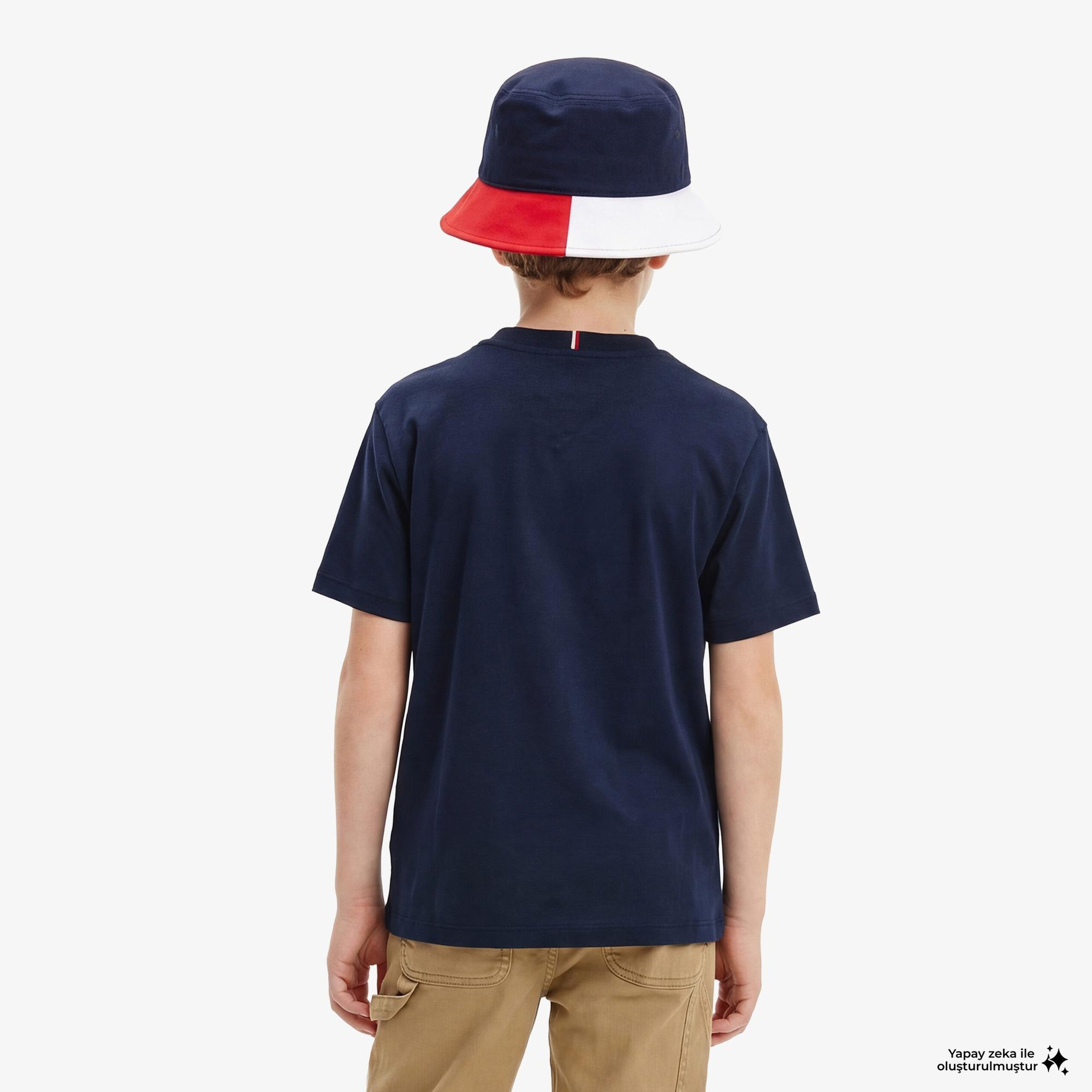 Tommy Hilfiger Heritage Çocuk Lacivert T-Shirt