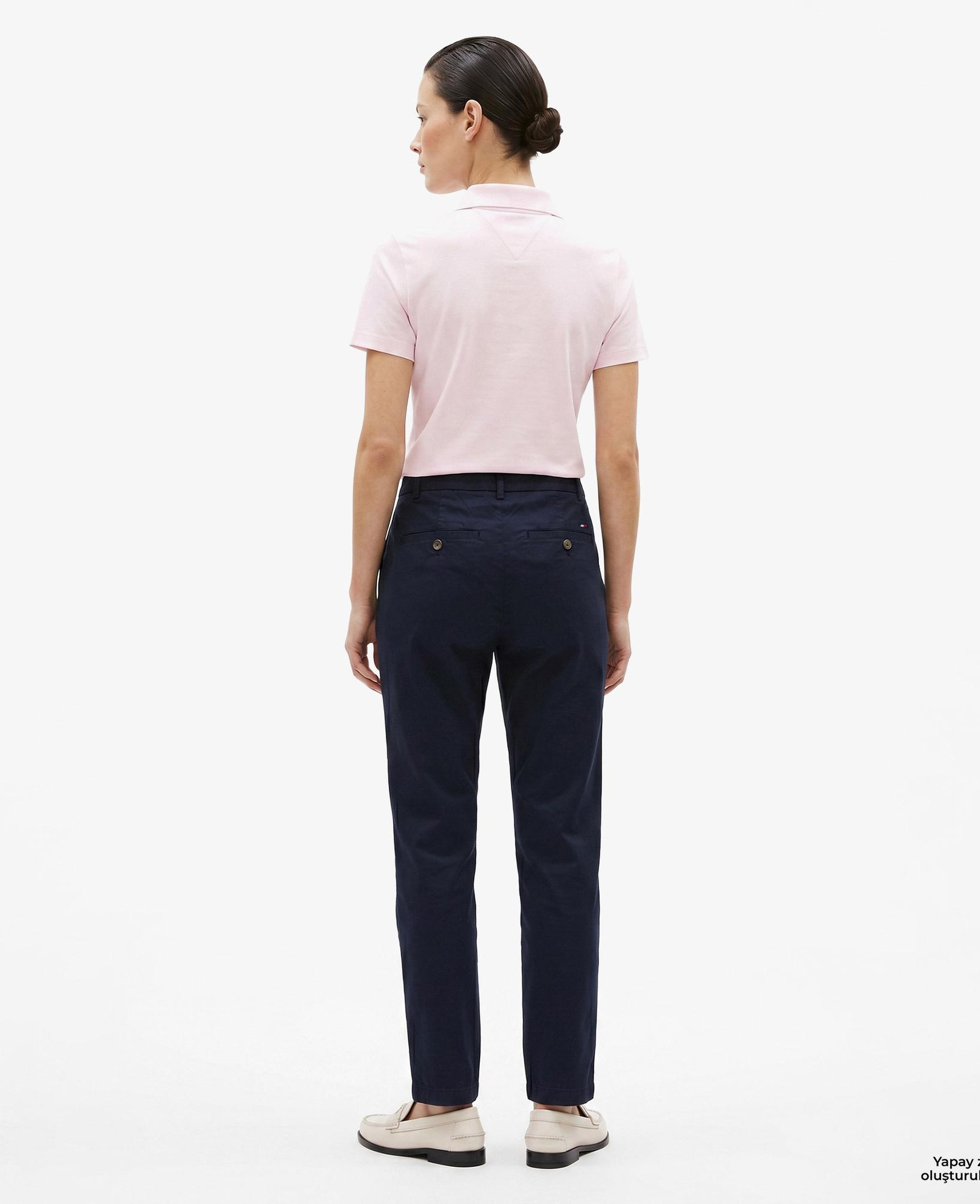 Tommy Hilfiger Cotton Gmd Kadın Lacivert Pantolon
