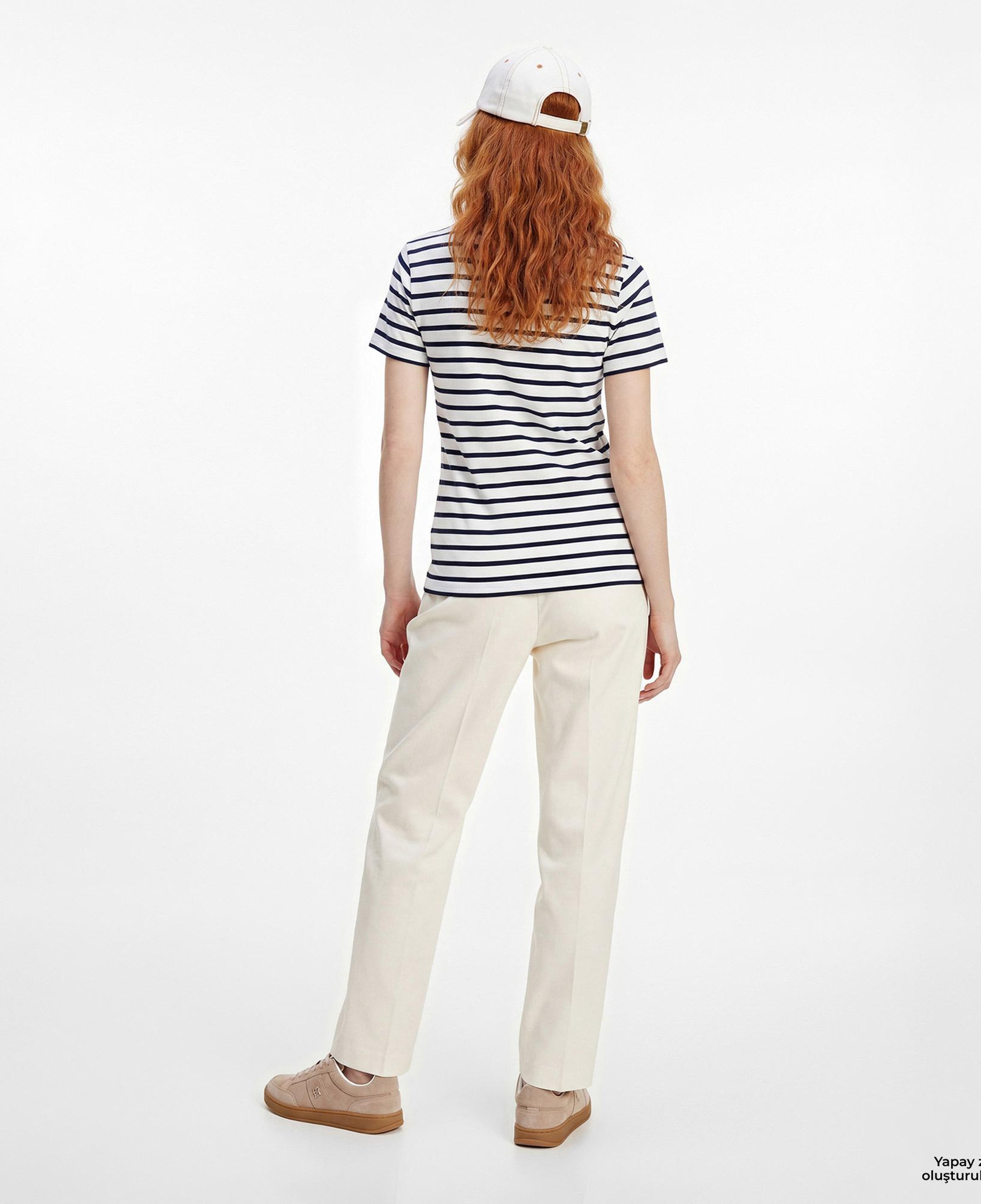 Tommy Hilfiger Nos Kadın Beyaz T-Shirt