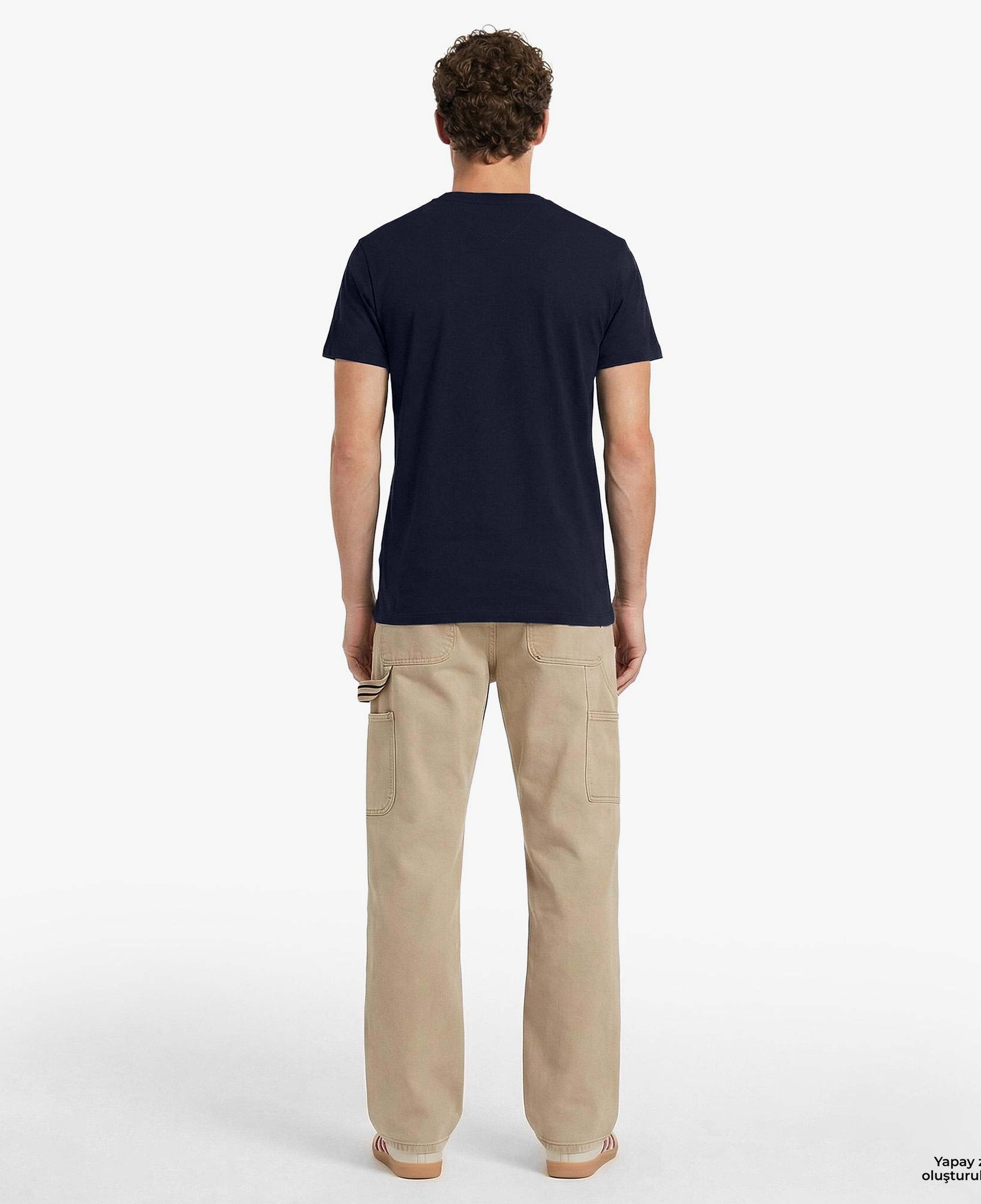 Tommy Hilfiger Signature Erkek Lacivert T-Shirt