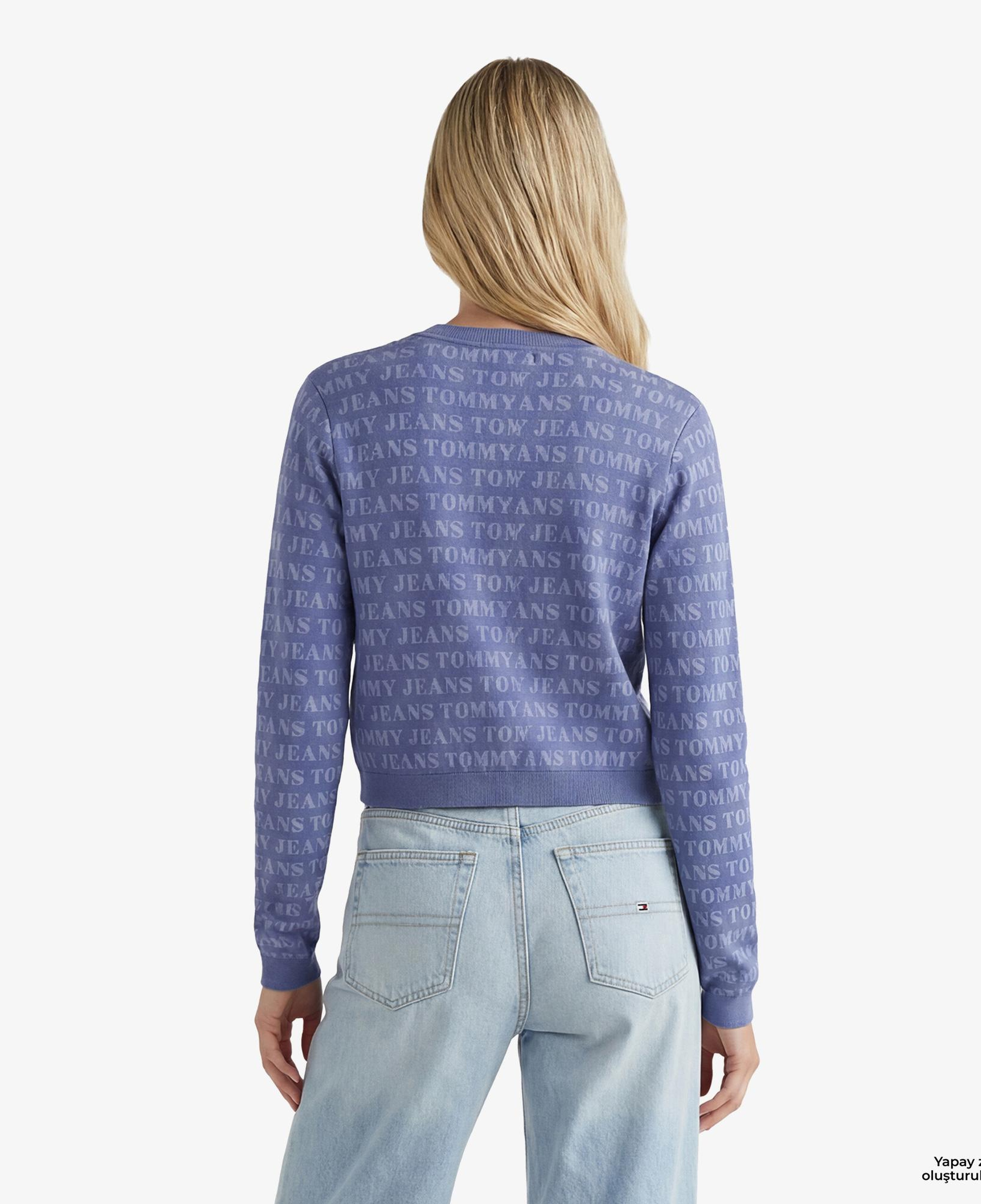 Tommy Hilfiger Dollar Kadın Mavi Triko