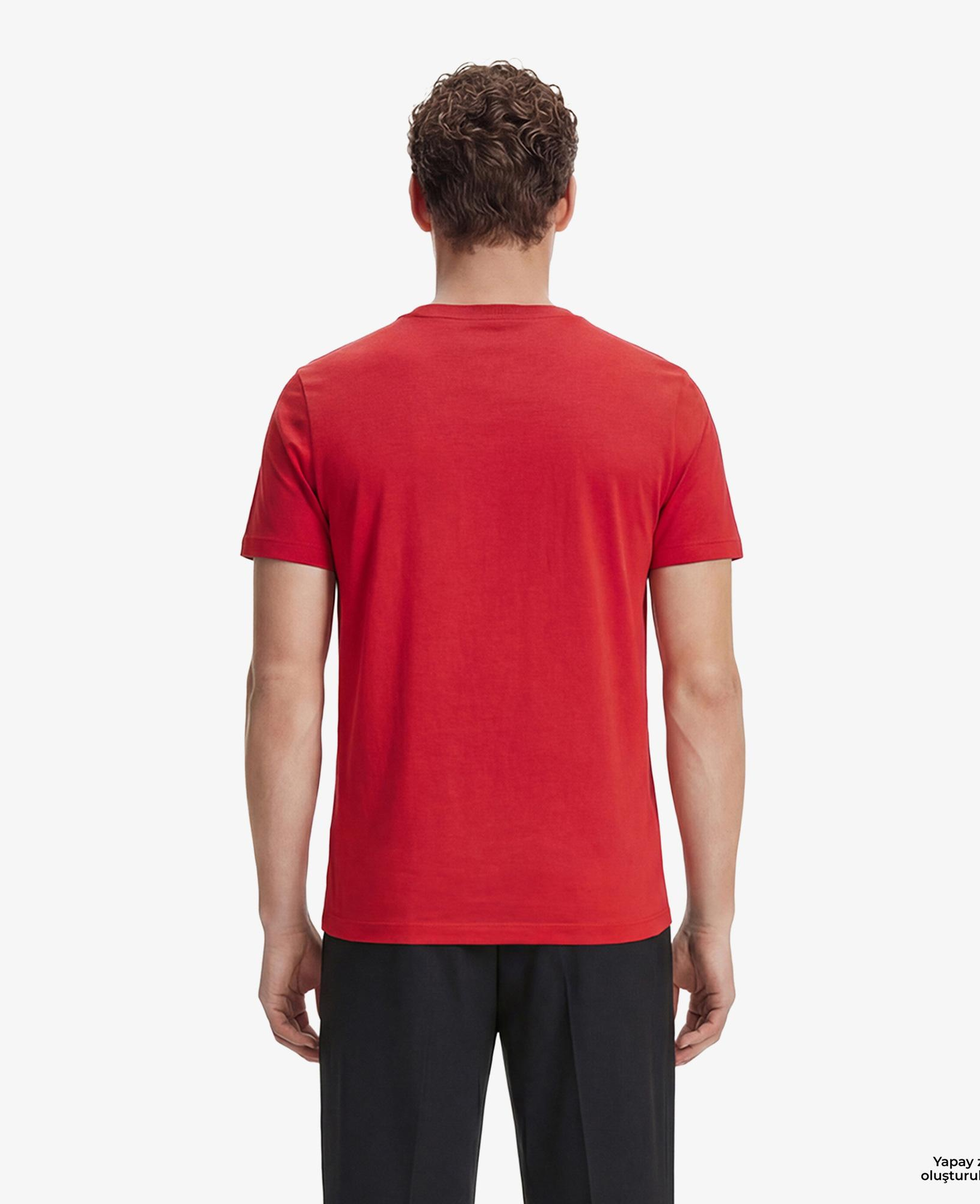 Tommy Hilfiger Brand Love Graphic Erkek Kırmızı T-Shirt