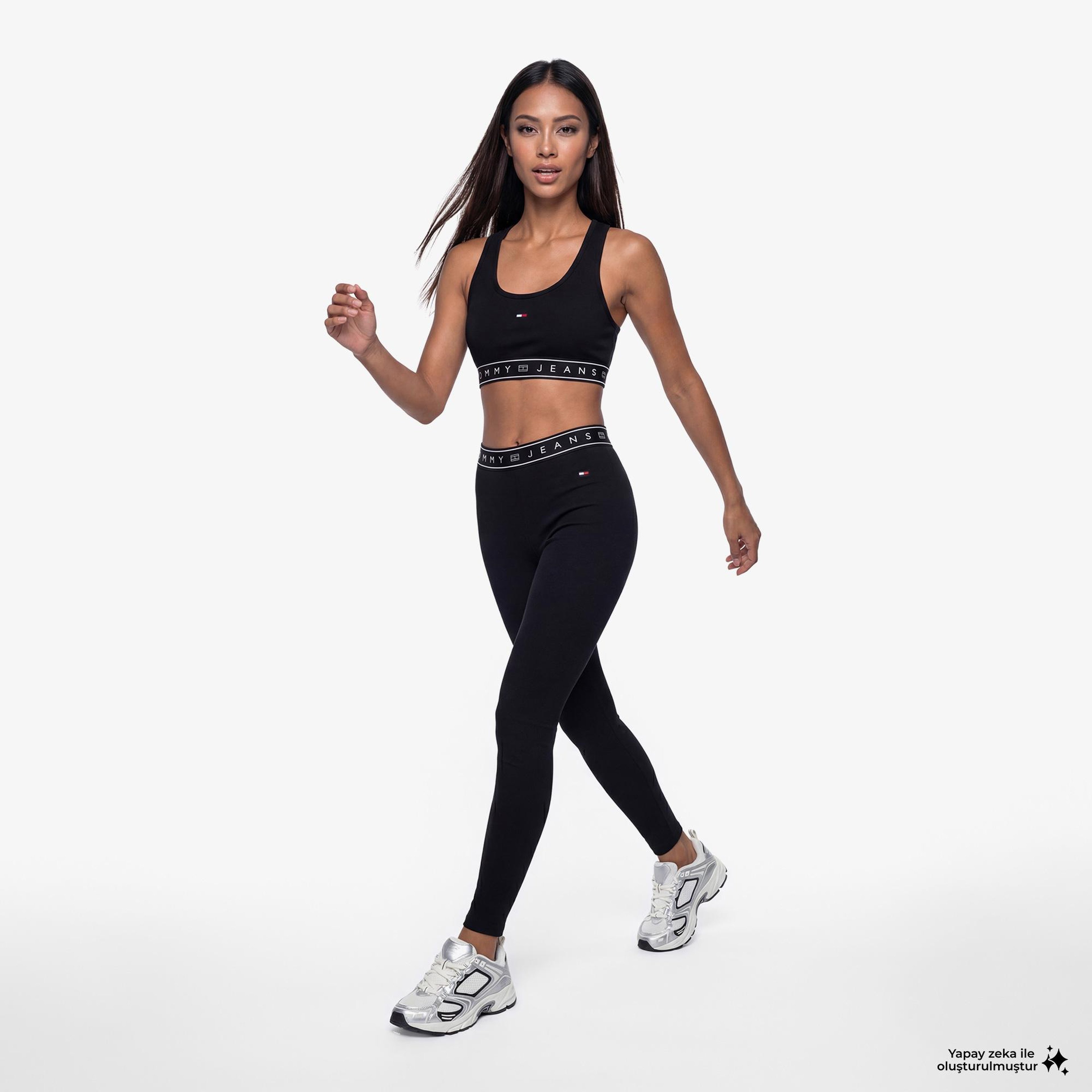 Tommy Hilfiger D3 Kadın Siyah Spor Sütyeni