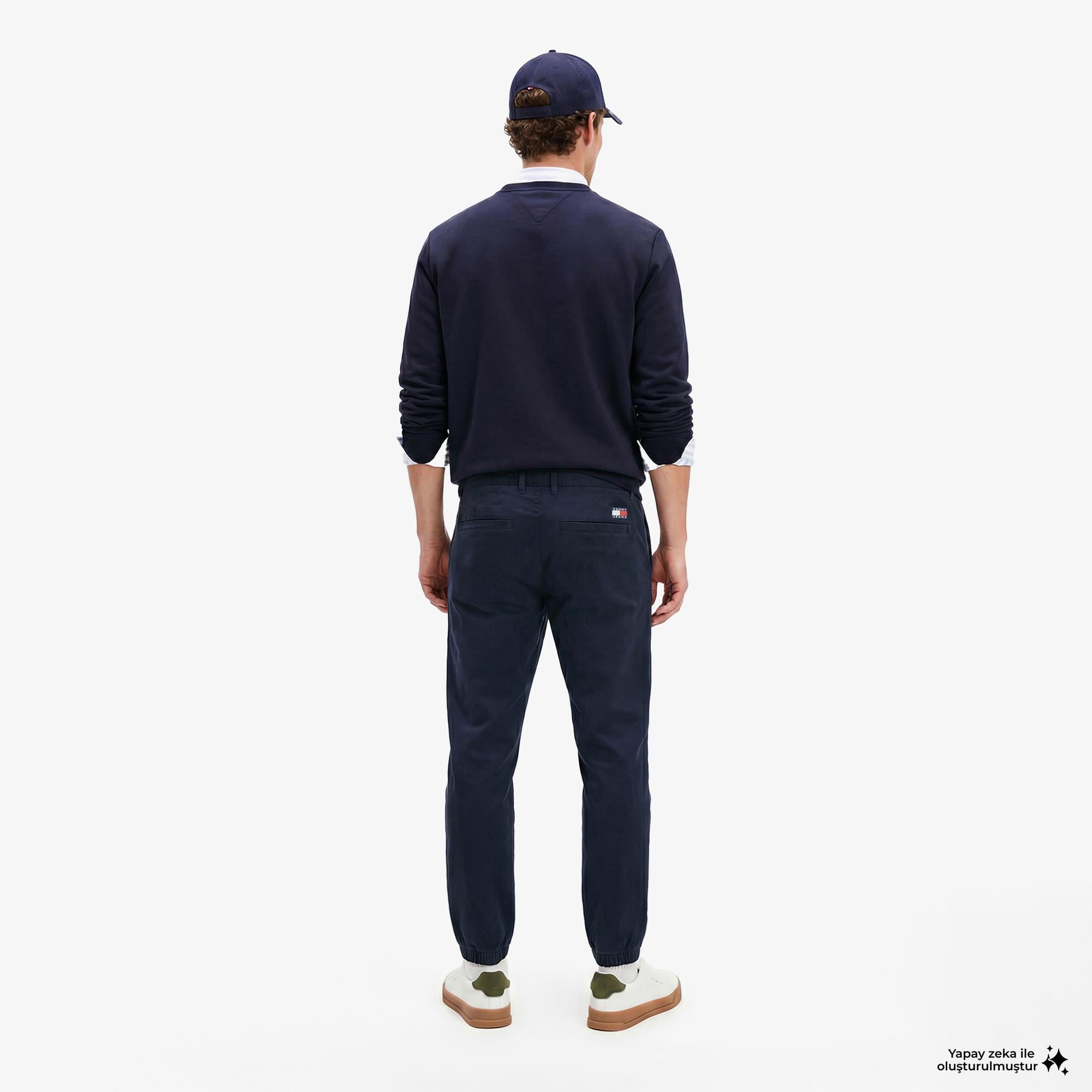 Tommy Hilfiger Scanton Erkek Lacivert Pantolon