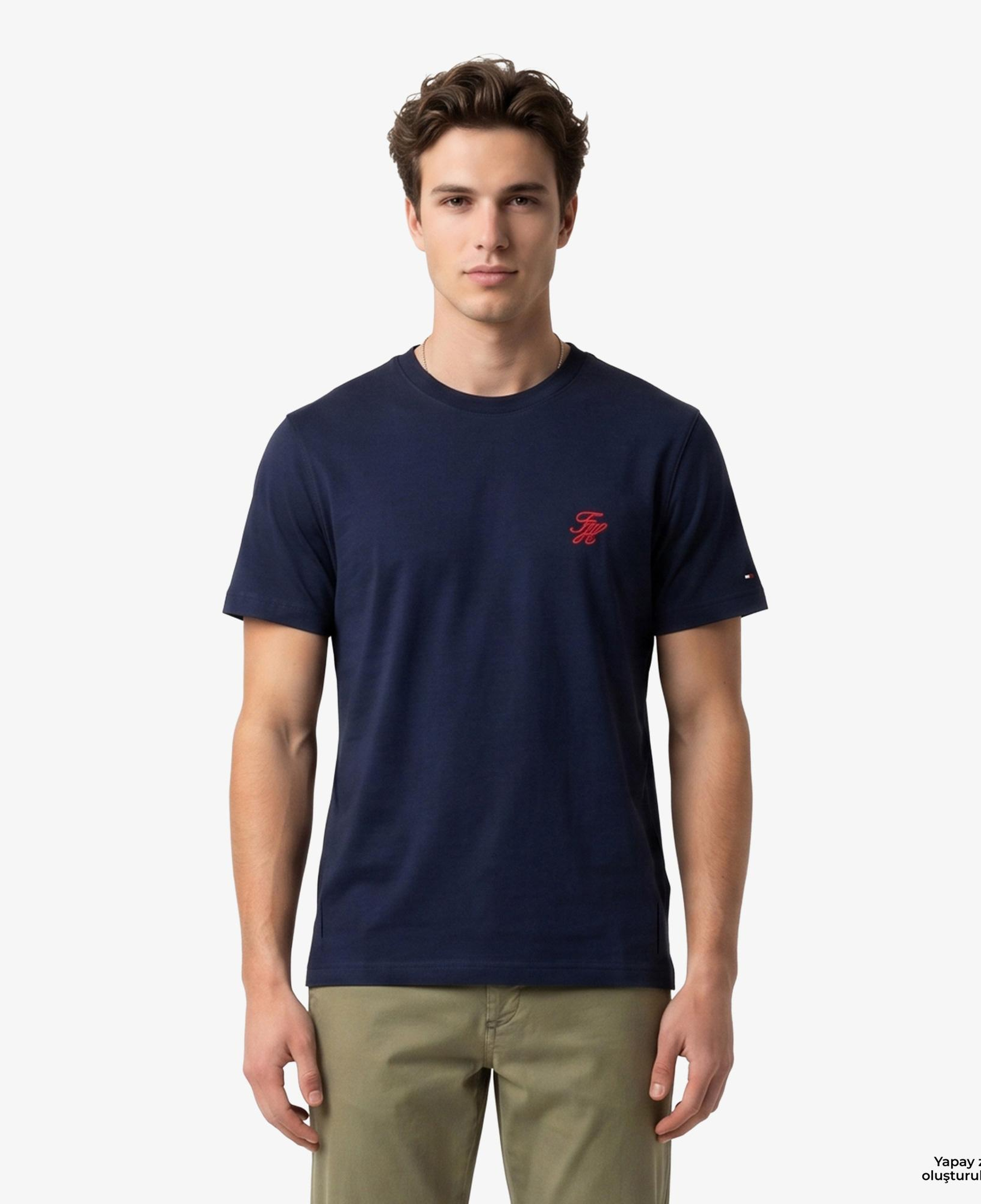 Tommy Hilfiger Swimshop Erkek Lacivert T-Shirt