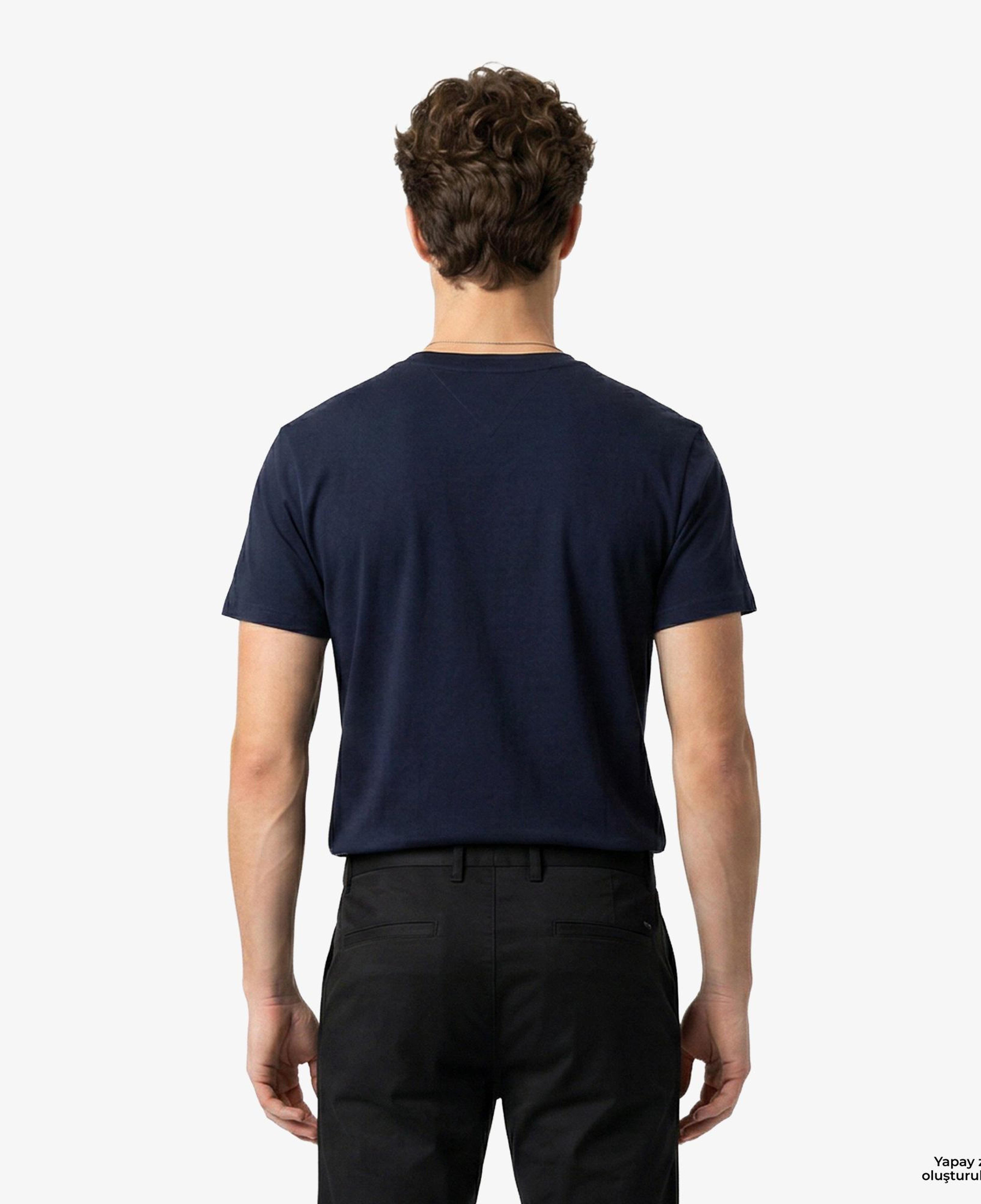 Tommy Hilfiger New Launch Erkek Lacivert T-Shirt