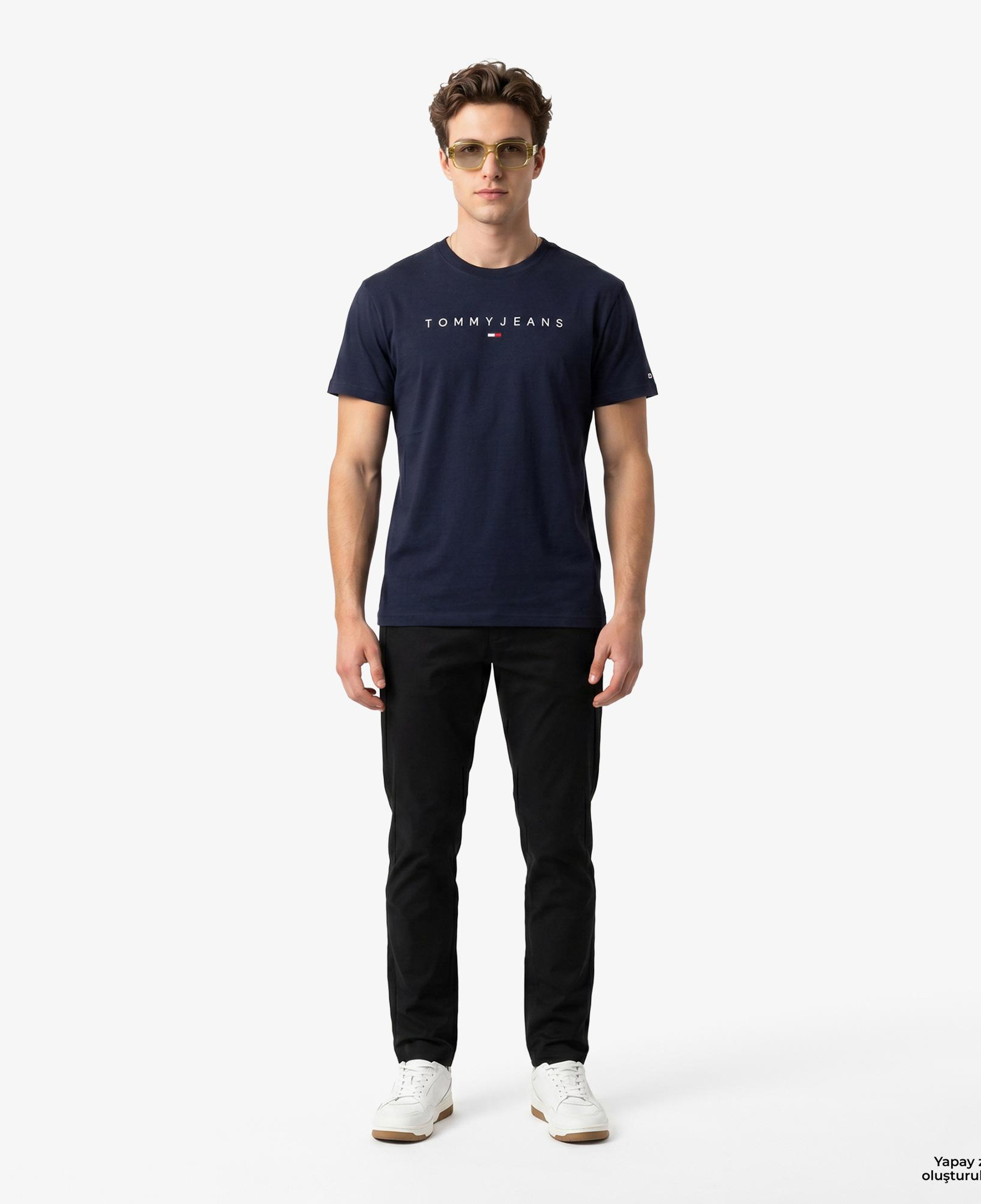 Tommy Hilfiger New Launch Erkek Lacivert T-Shirt