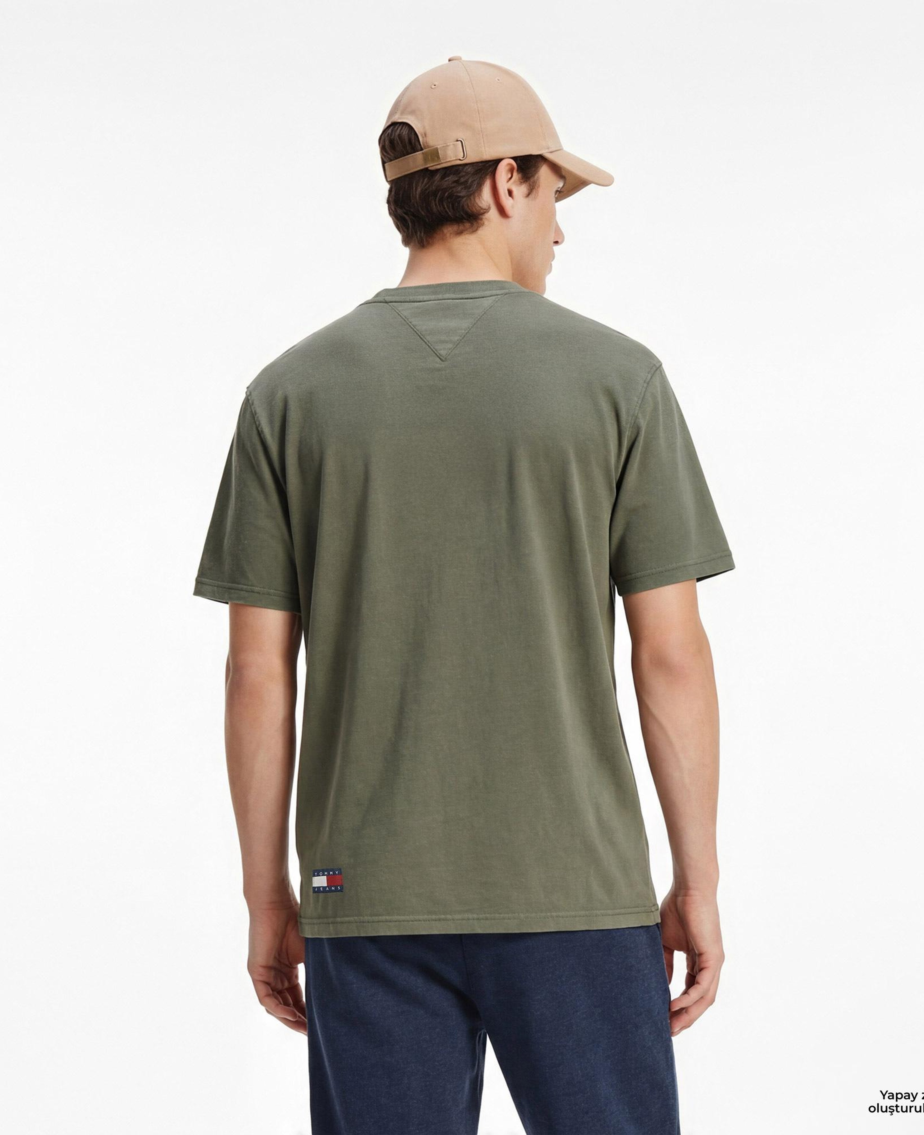 Tommy Hilfiger New Classics Erkek Yeşil T-Shirt