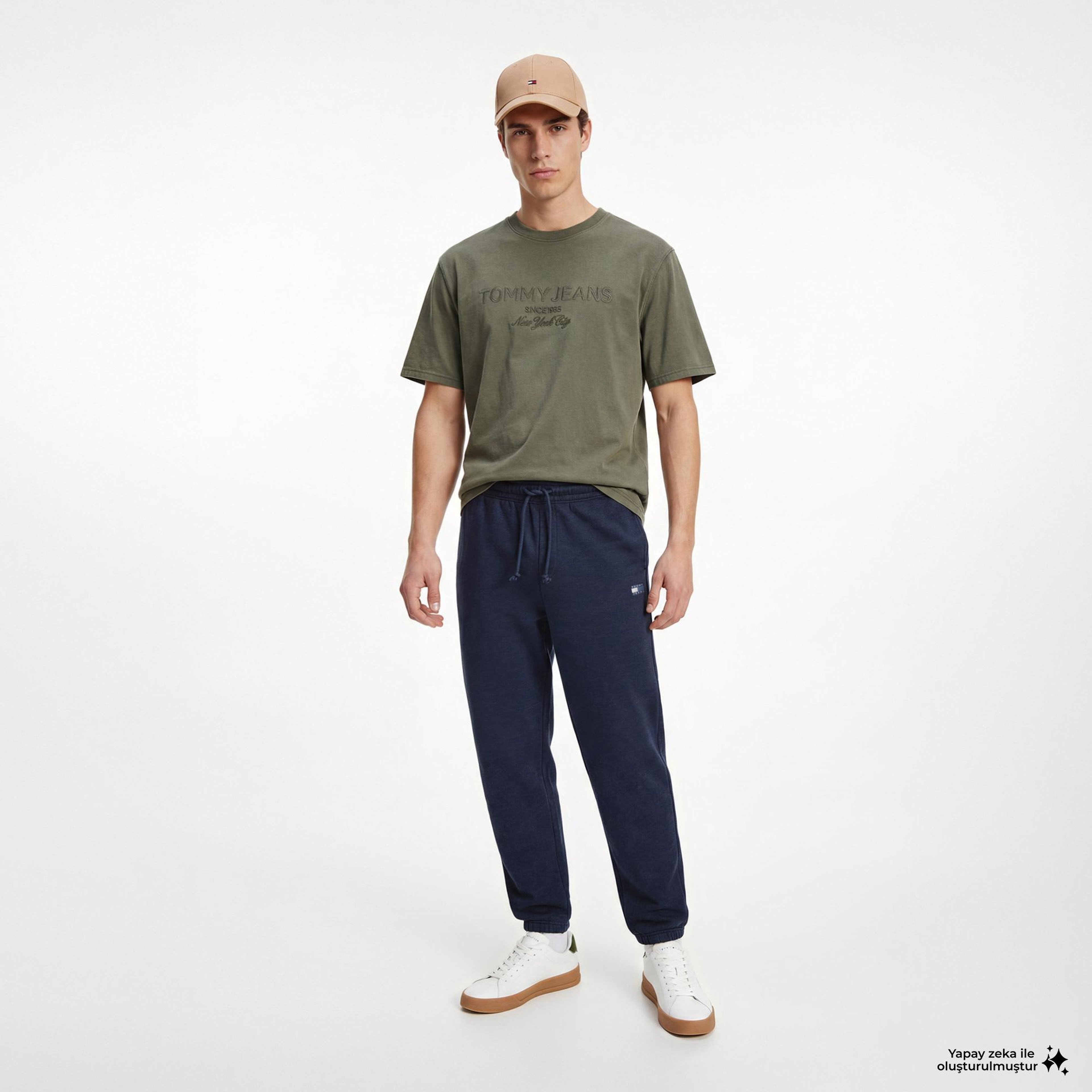 Tommy Hilfiger New Classics Erkek Yeşil T-Shirt