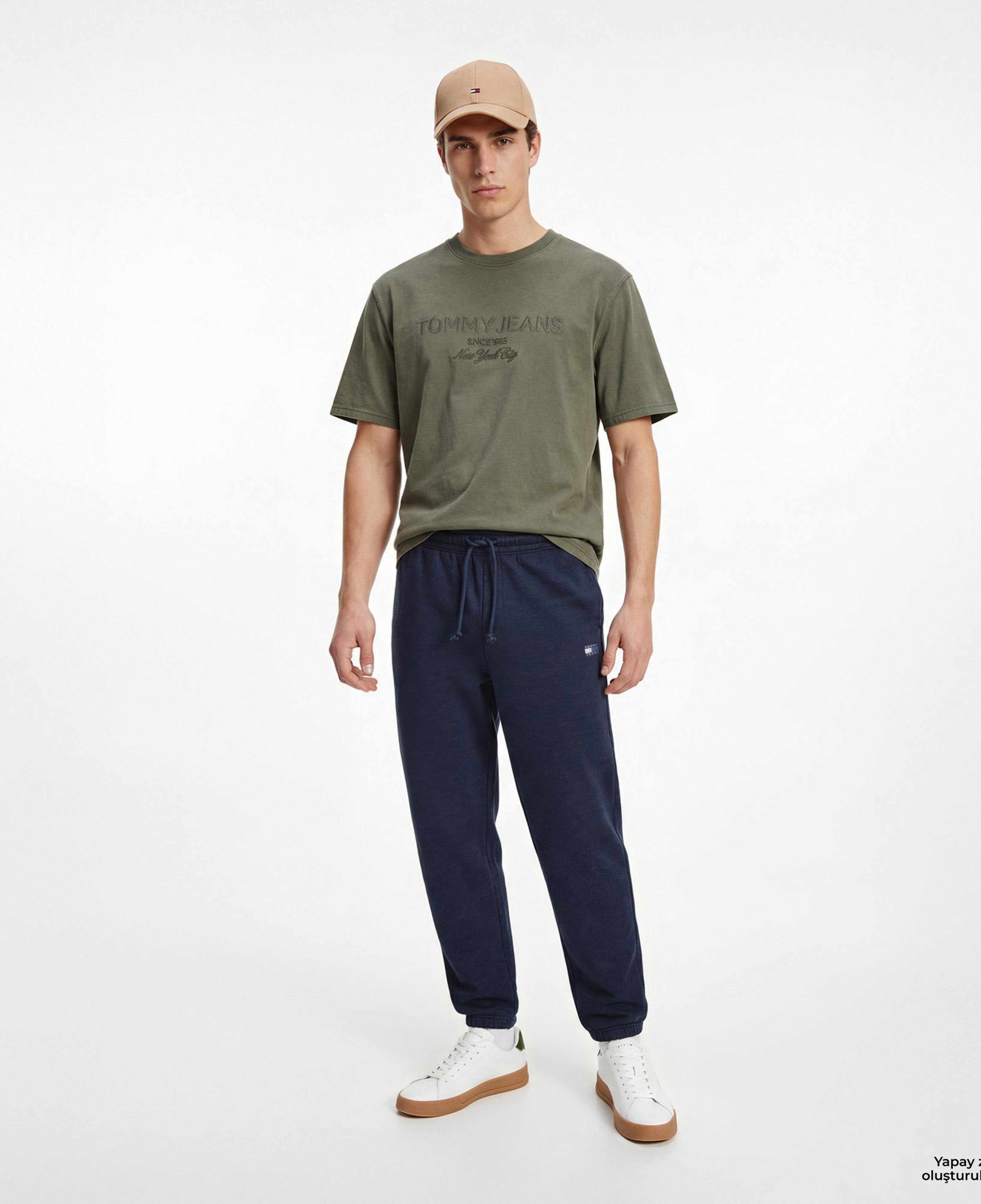 Tommy Hilfiger New Classics Erkek Yeşil T-Shirt