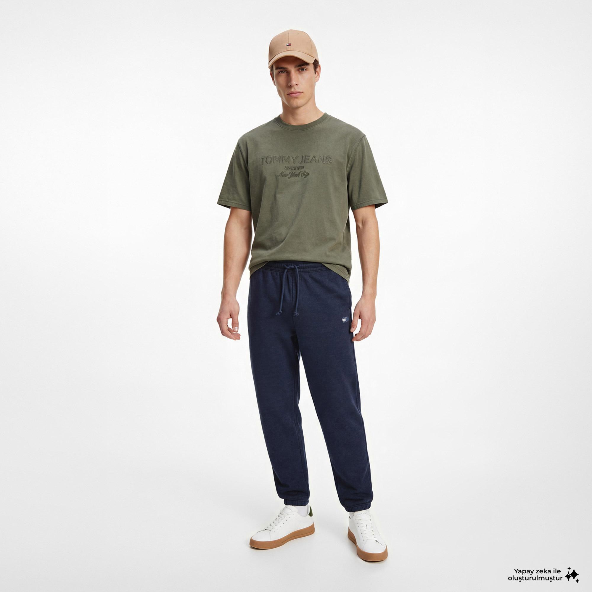 Tommy Hilfiger New Classics Erkek Yeşil T-Shirt