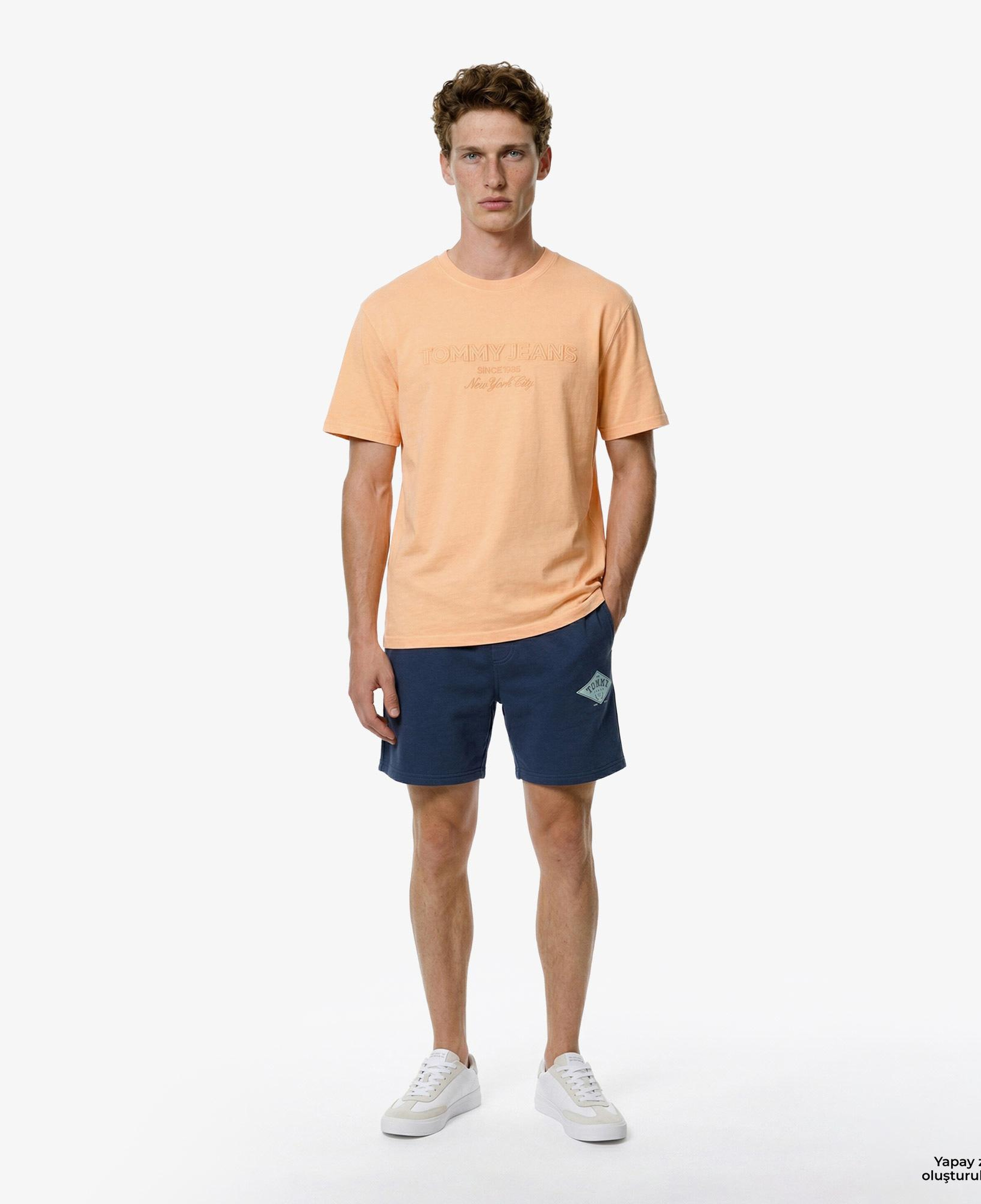 Tommy Hilfiger New Classics Erkek Turuncu T-Shirt