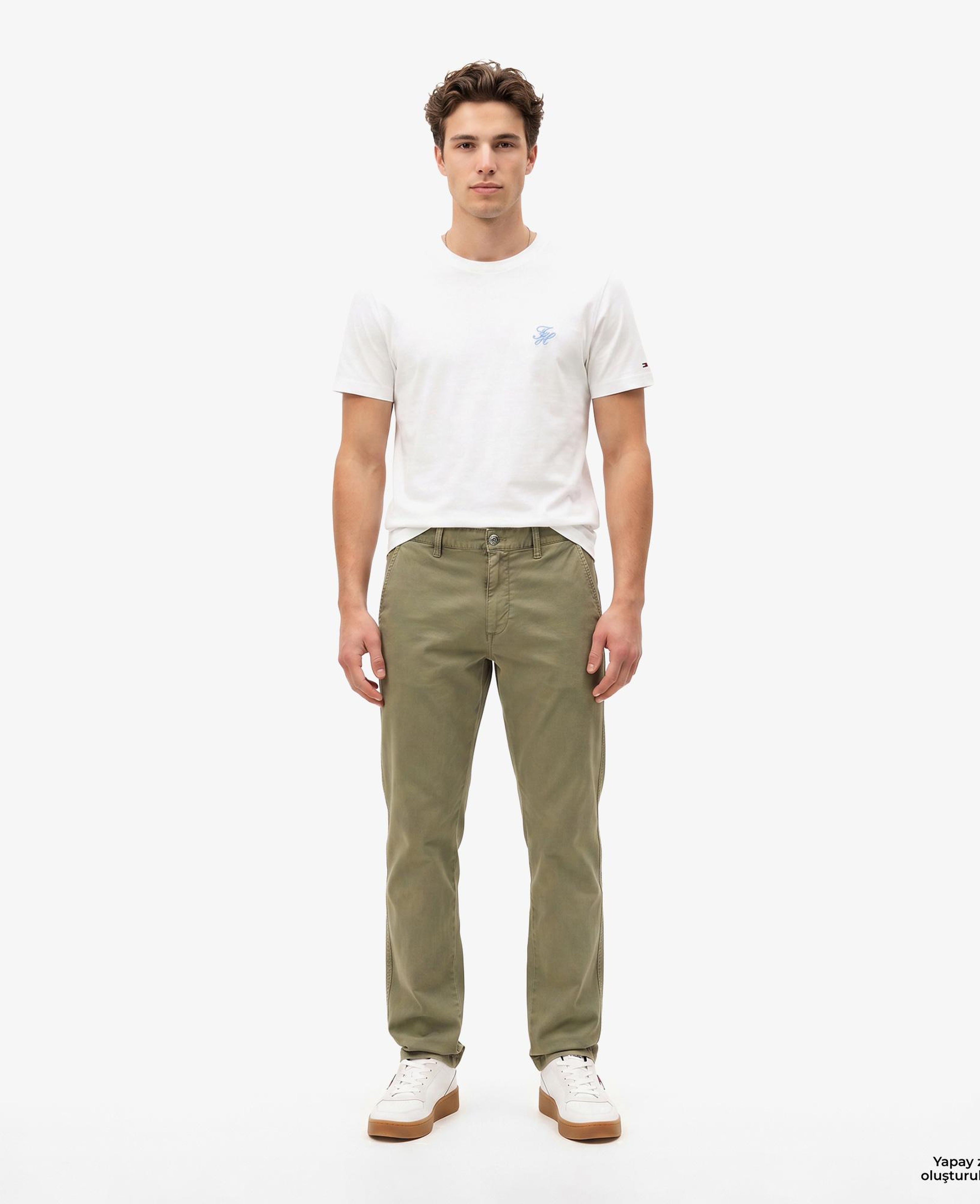 Tommy Hilfiger Swimshop Erkek Beyaz T-Shirt