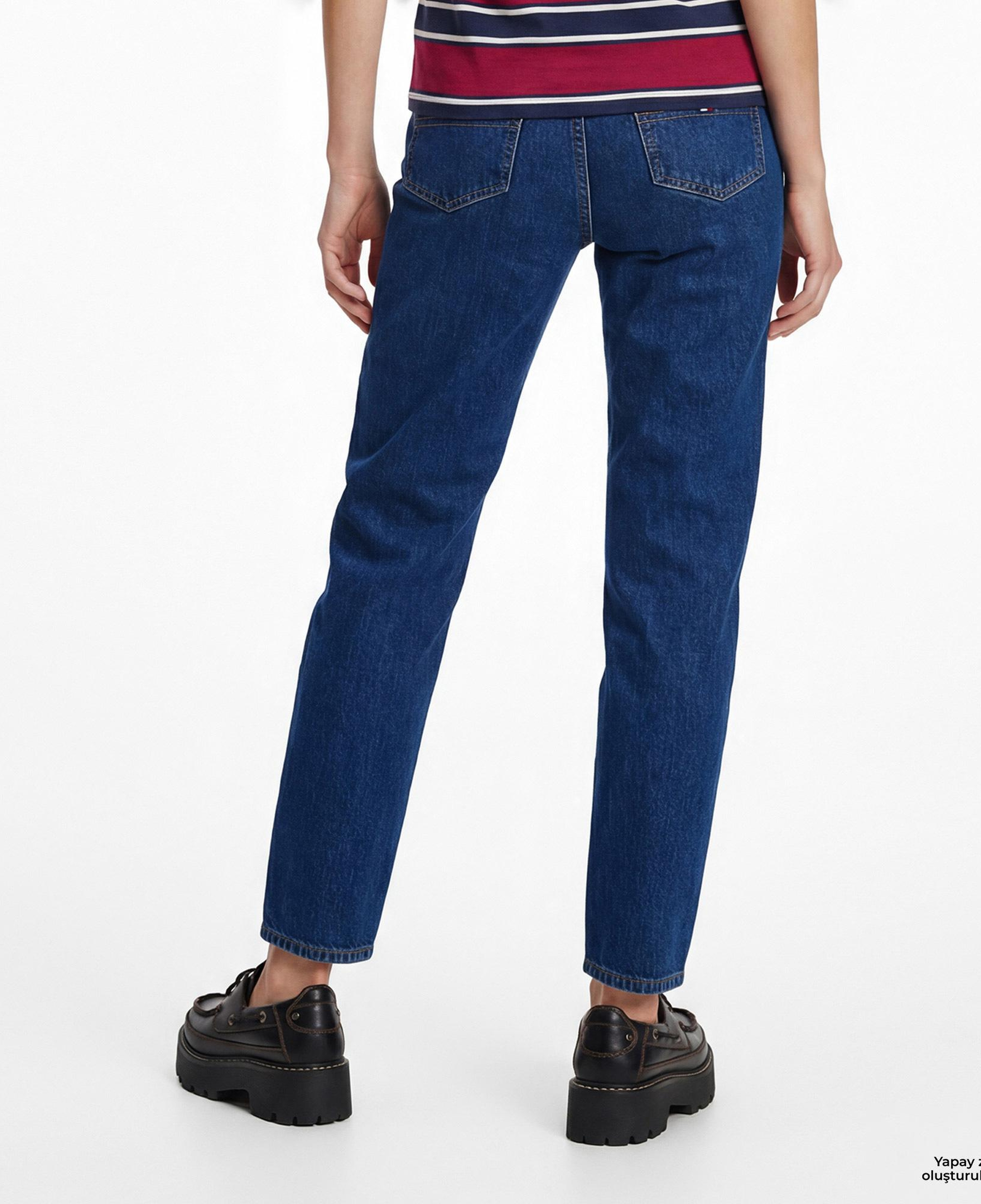 Tommy Hilfiger Denim Essentials Kadın Bordo T-Shirt