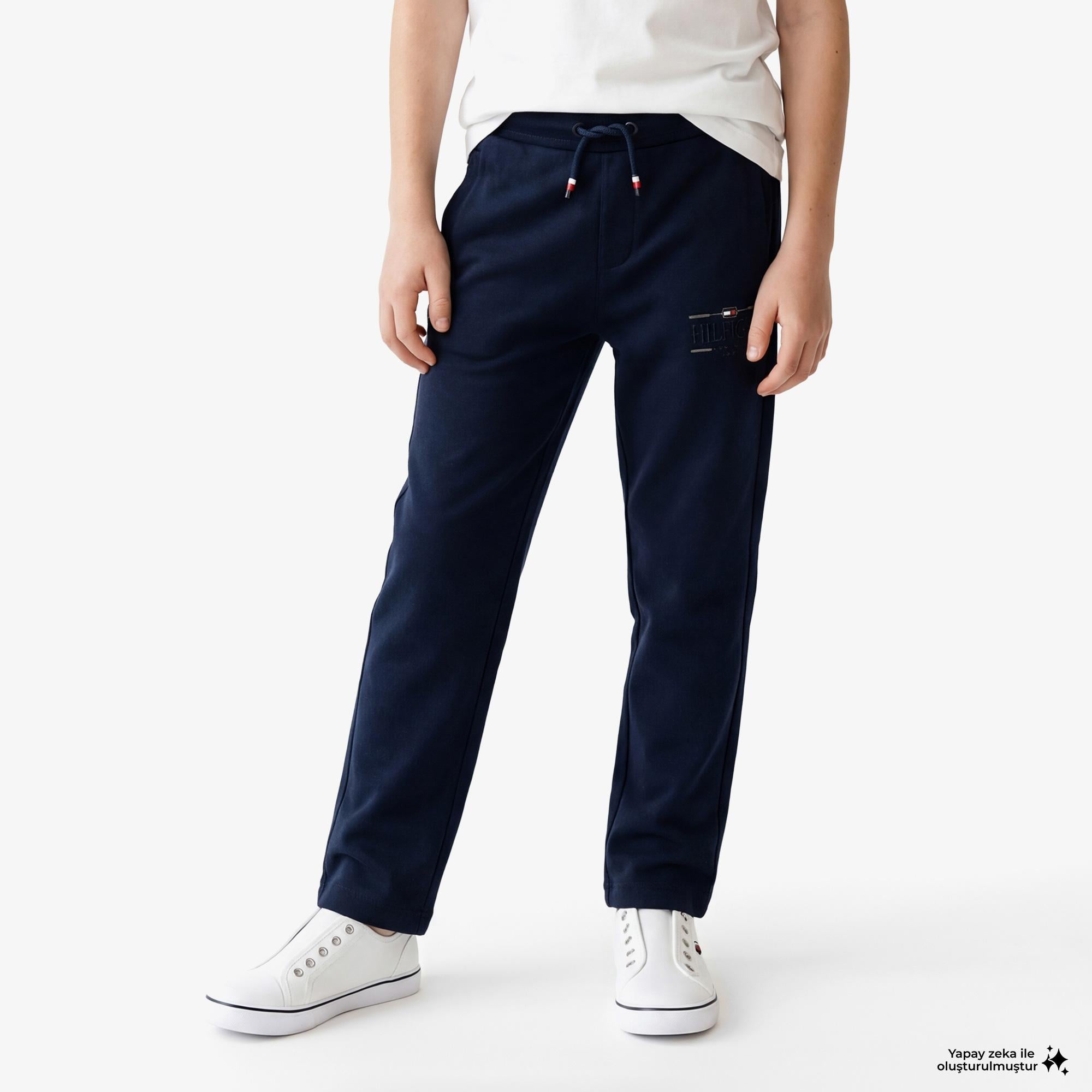 Tommy Hilfiger Icons Çocuk Lacivert Eşofman Altı