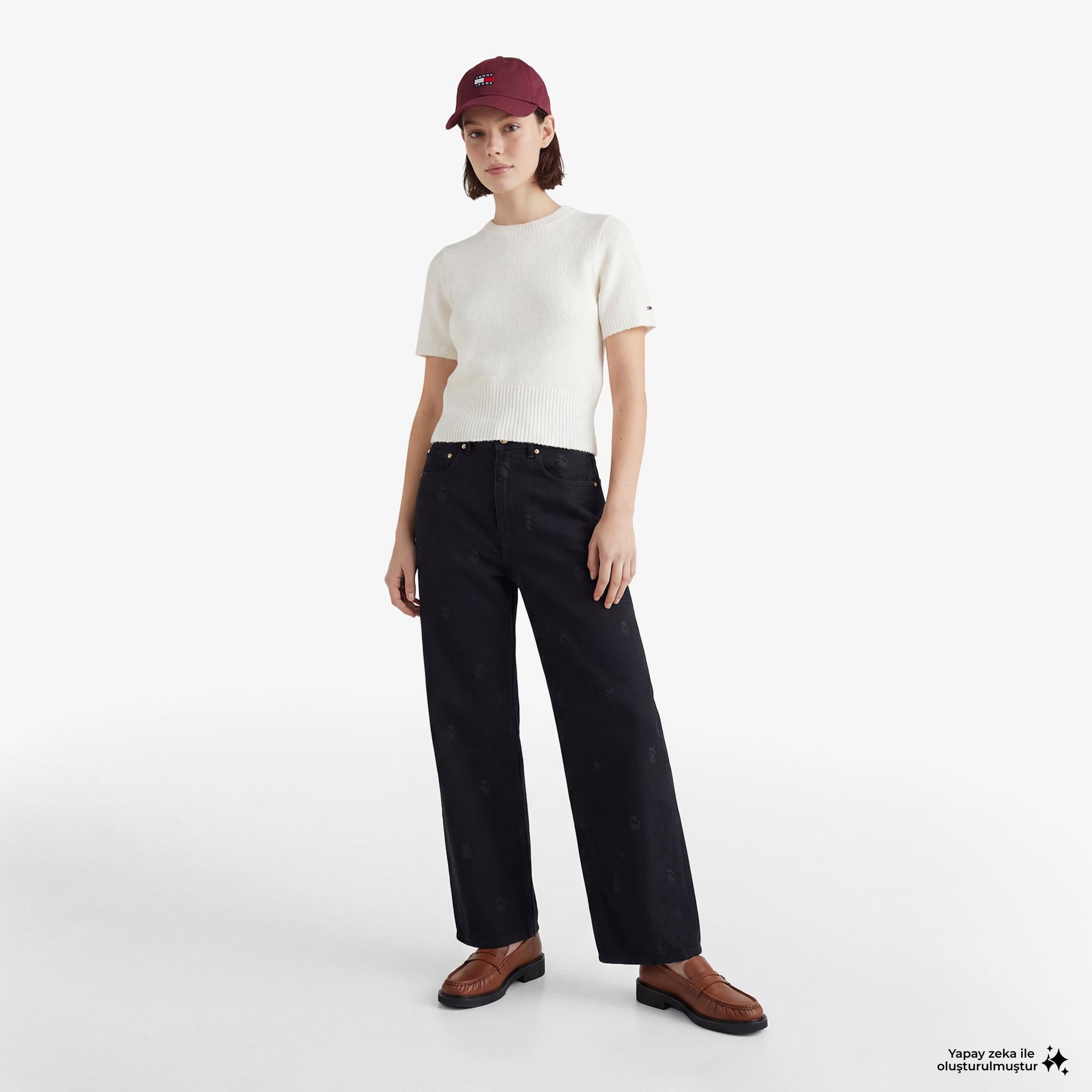 Tommy Hilfiger Essentials Black Kadın Siyah Jean