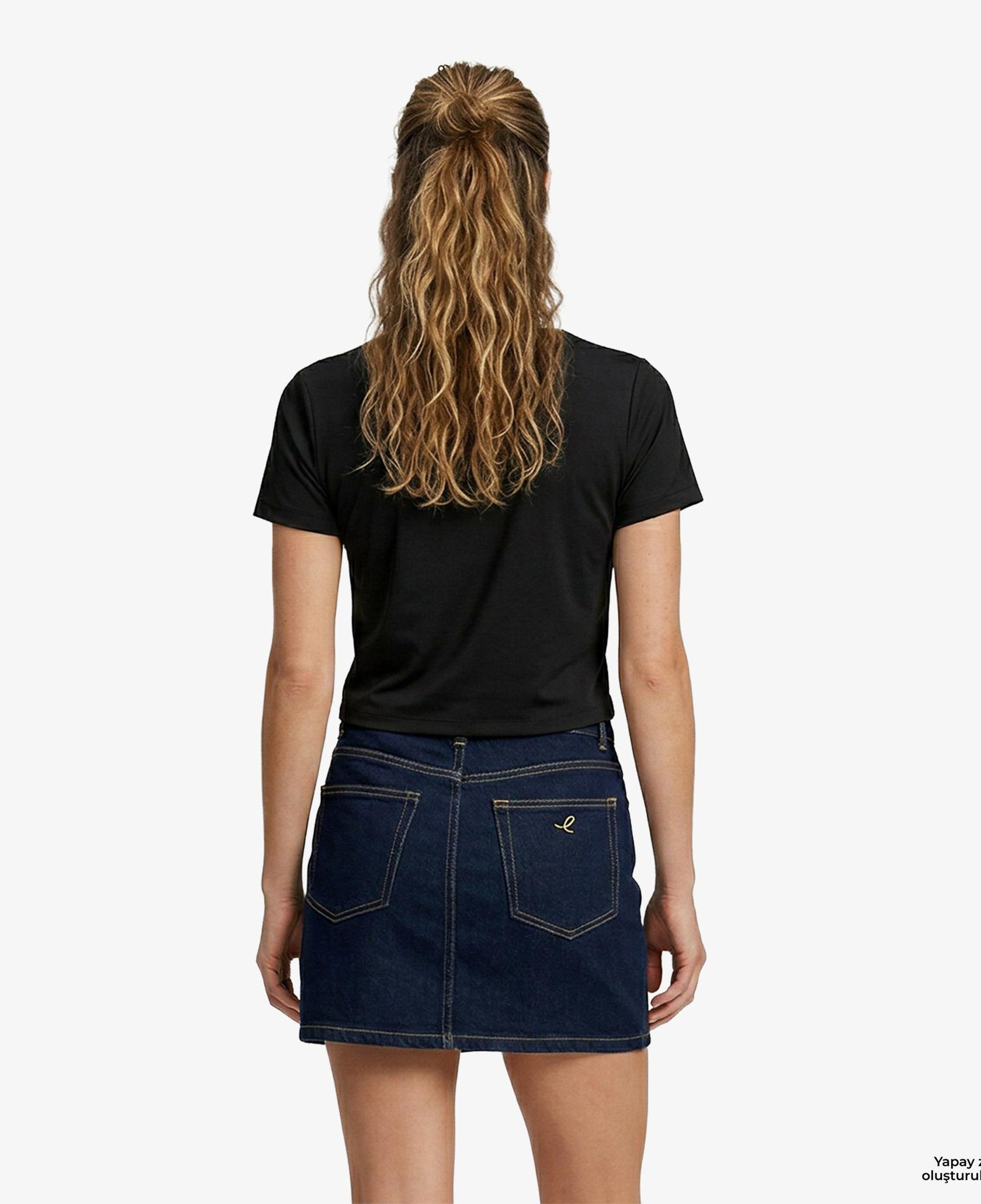 Tommy Hilfiger Body Essentials Kadın Siyah T-Shirt