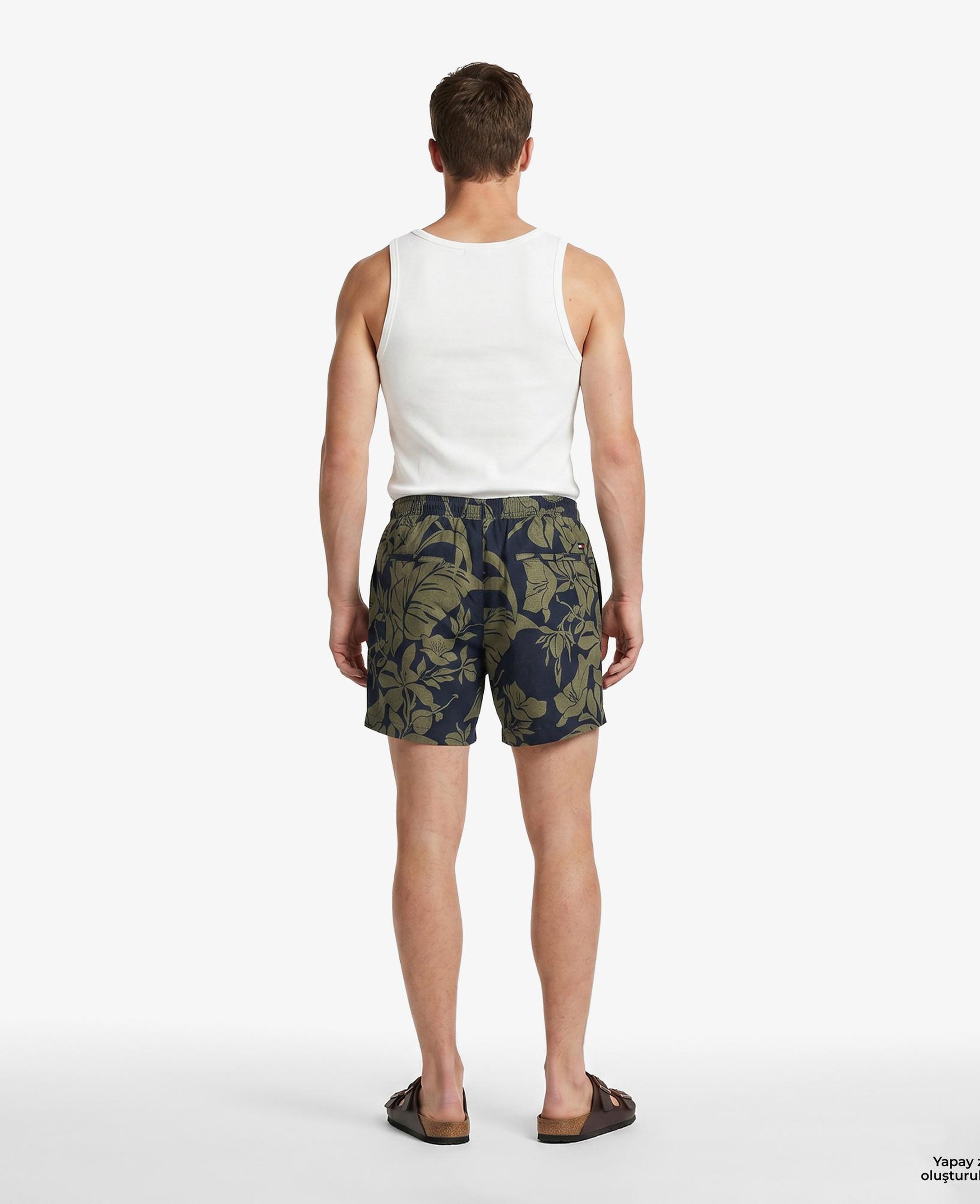 Tommy Hilfiger Seasonal Quality Erkek Lacivert Keten Şort