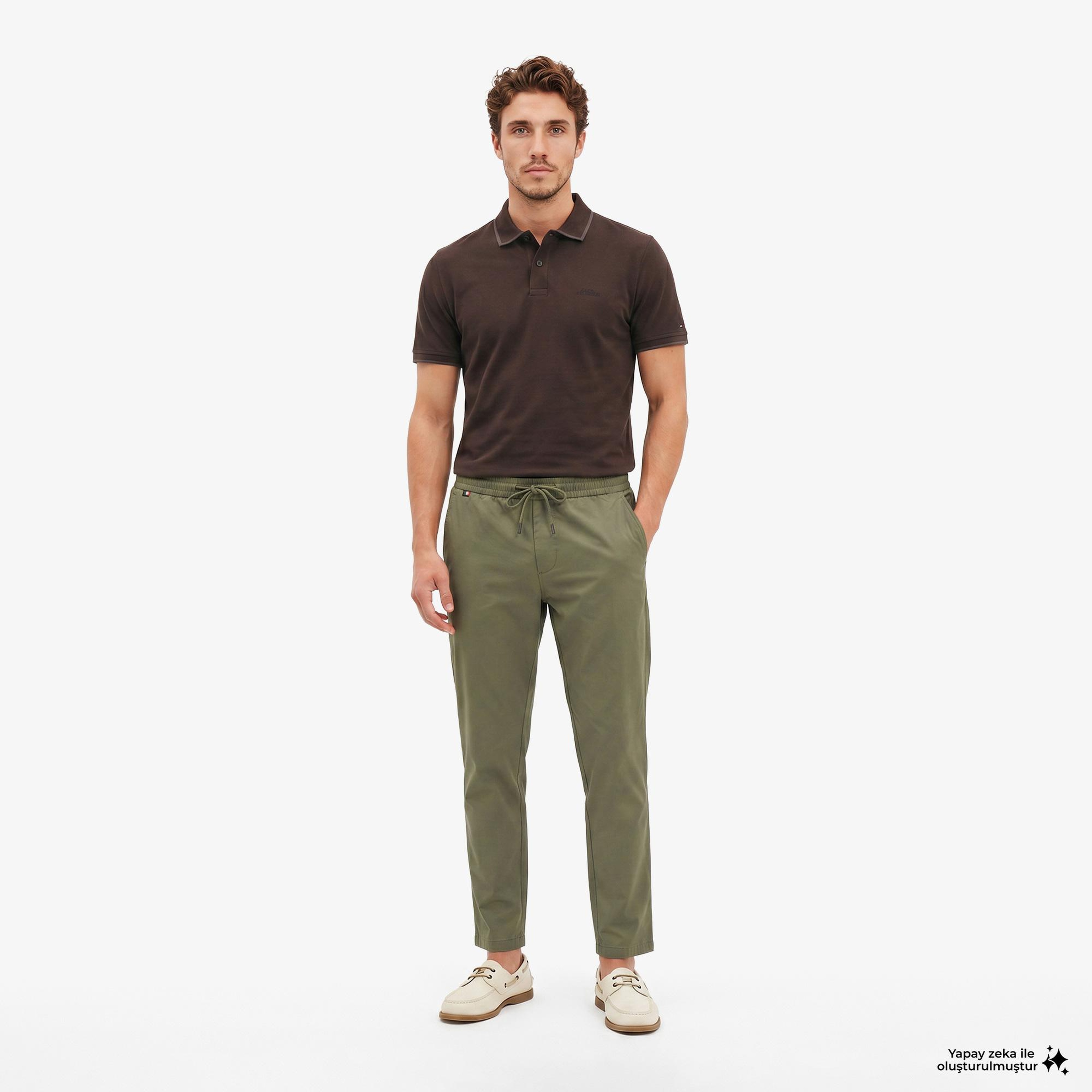 Tommy Hilfiger Seasonal Quality Erkek Yeşil Pantolon