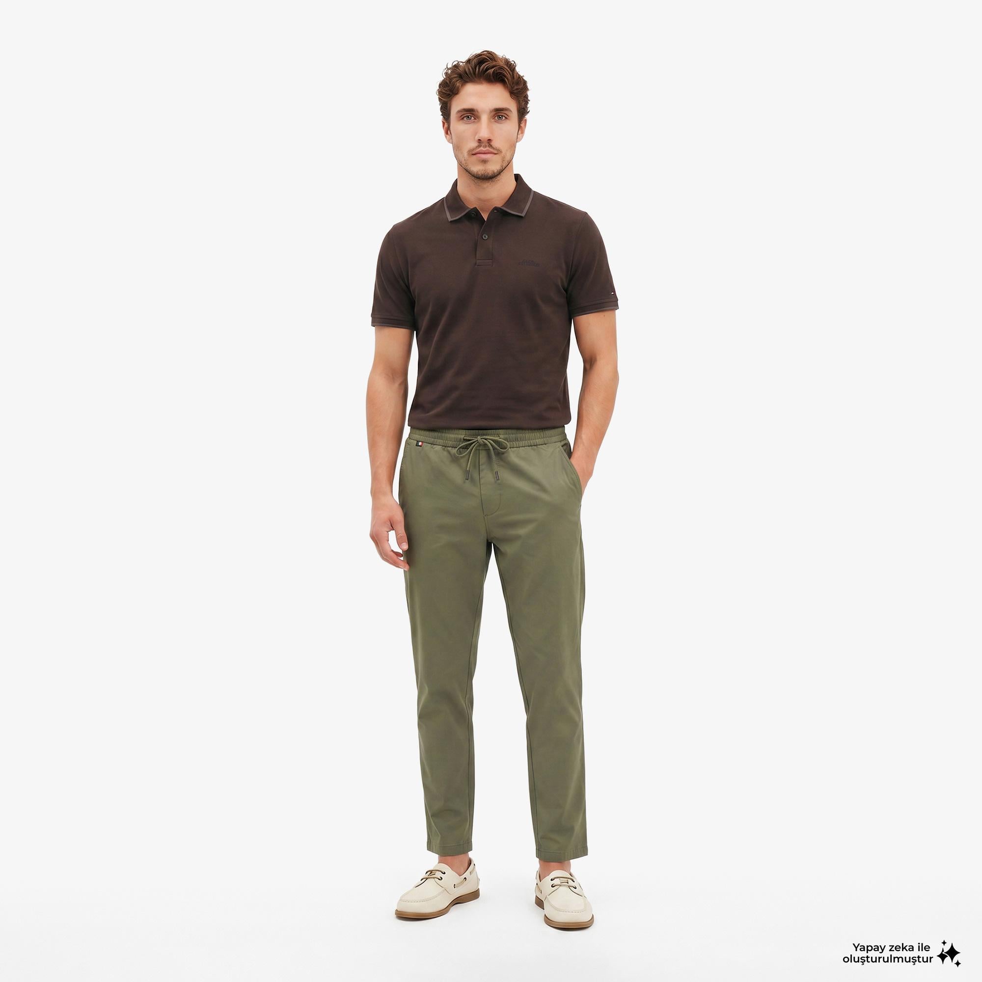 Tommy Hilfiger Seasonal Quality Erkek Yeşil Pantolon