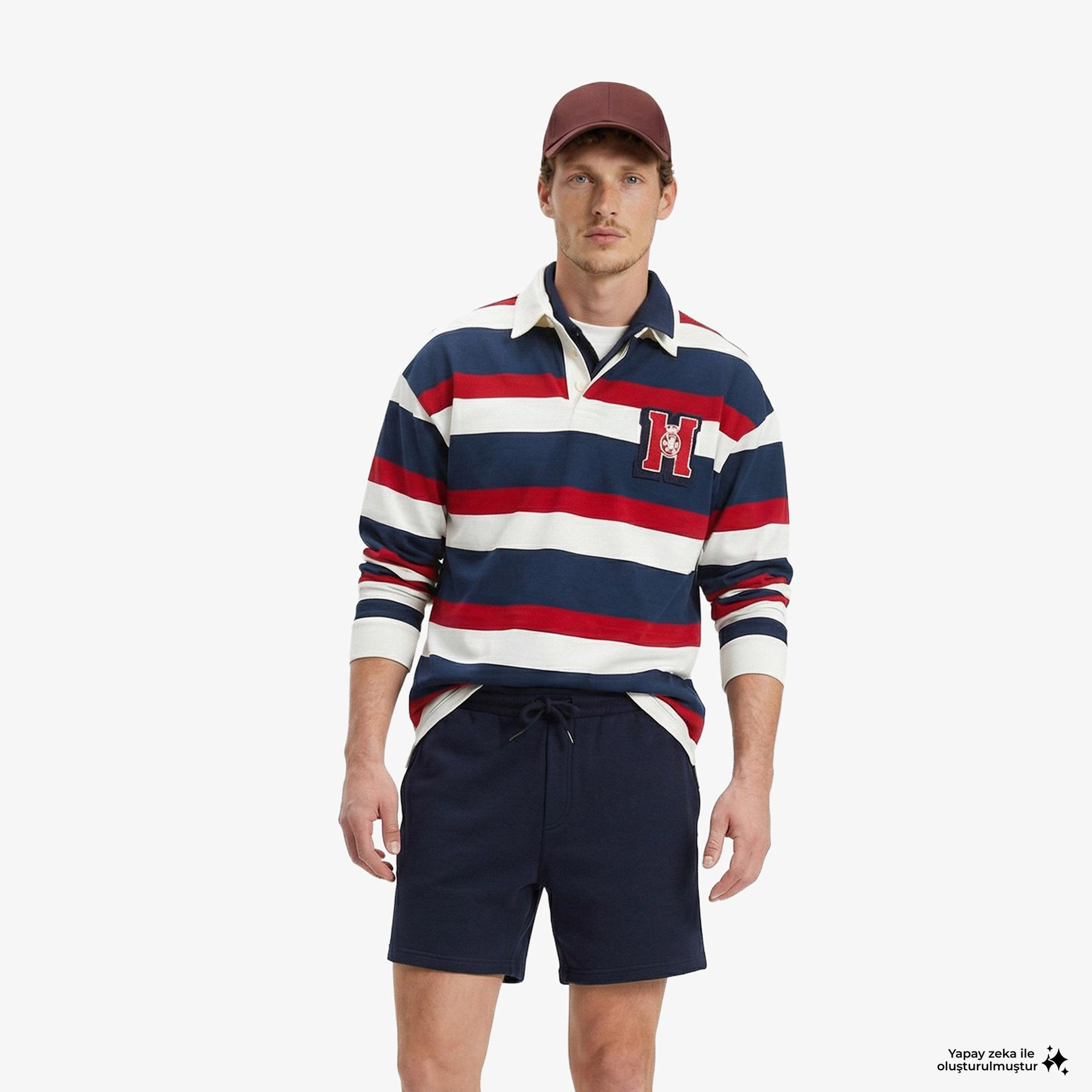 Tommy Hilfiger Classic Flag Erkek Lacivert Şort