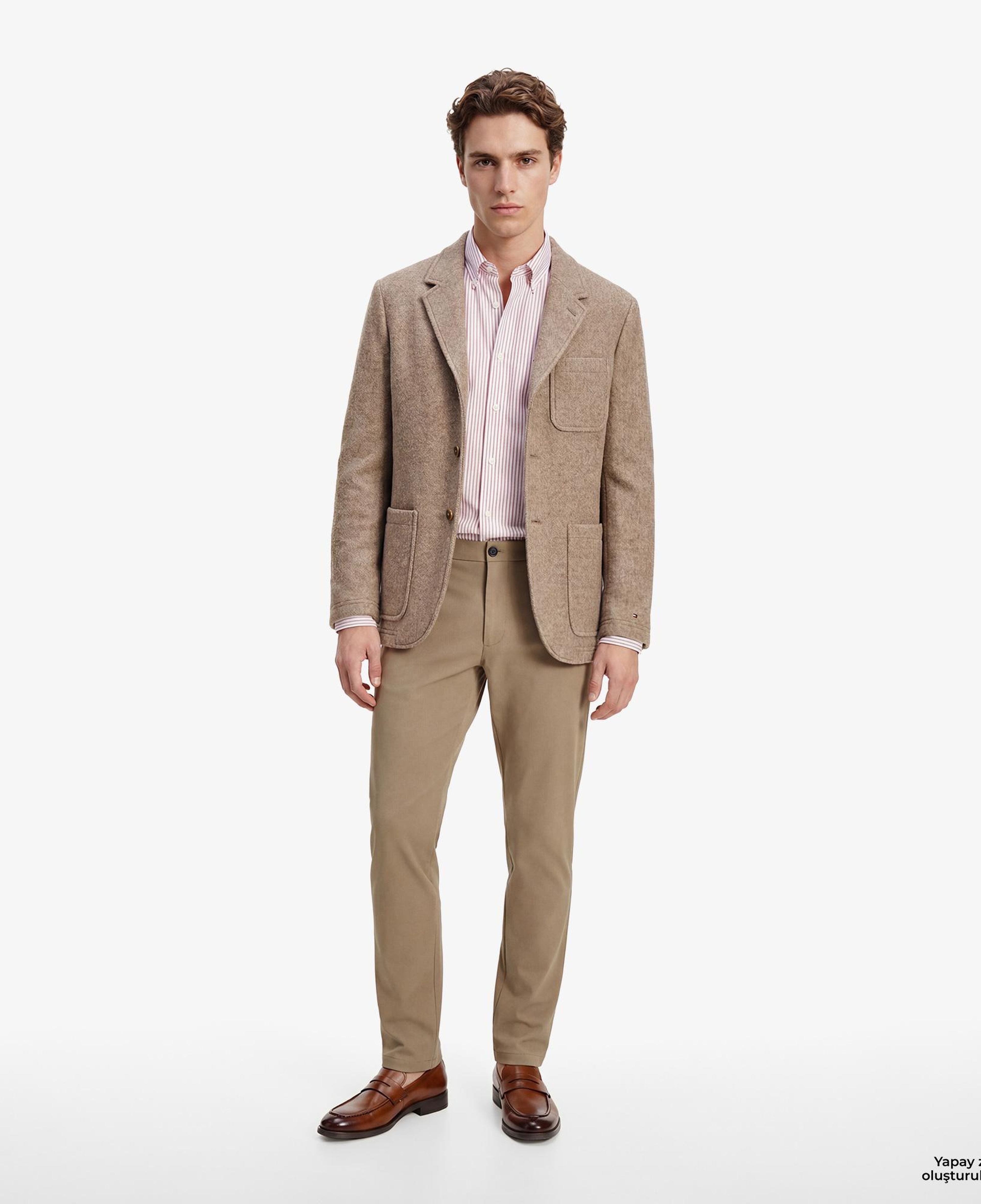Tommy Hilfiger Core Essentials Erkek Kırmızı Gömlek