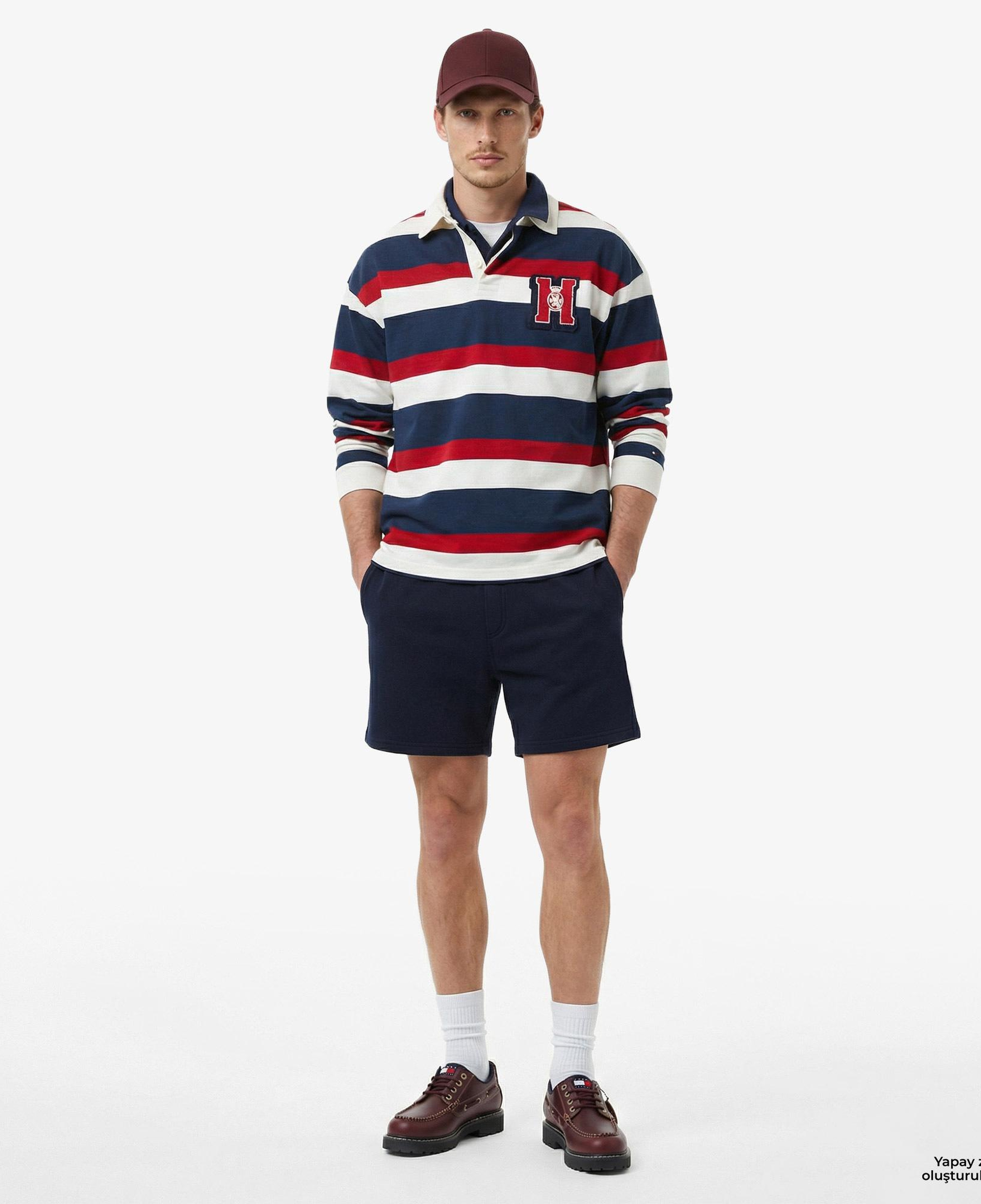 Tommy Hilfiger Classic Flag Erkek Lacivert Şort