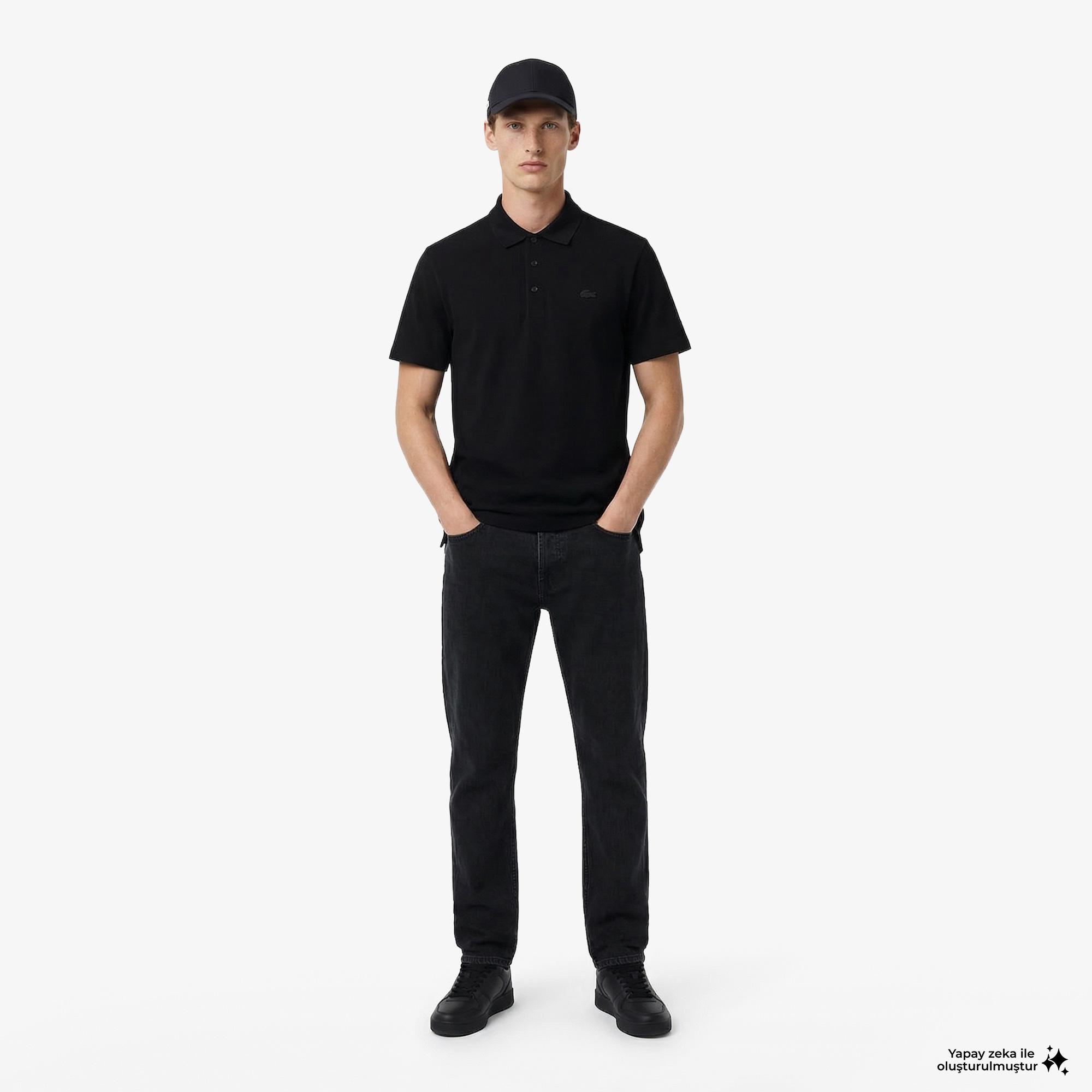 Lacoste Erkek Regular Fit Siyah Polo