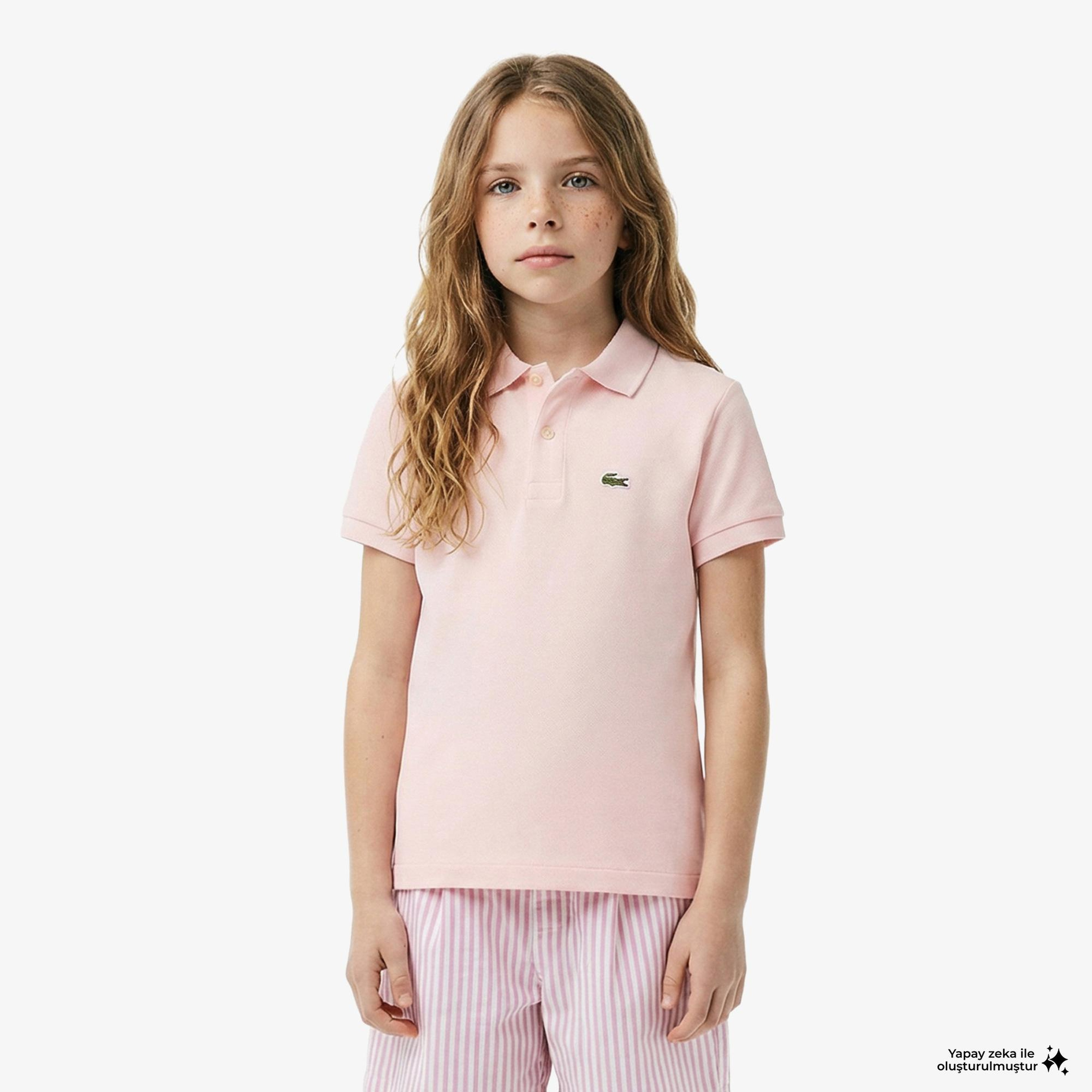 Lacoste Çocuk Pembe Polo