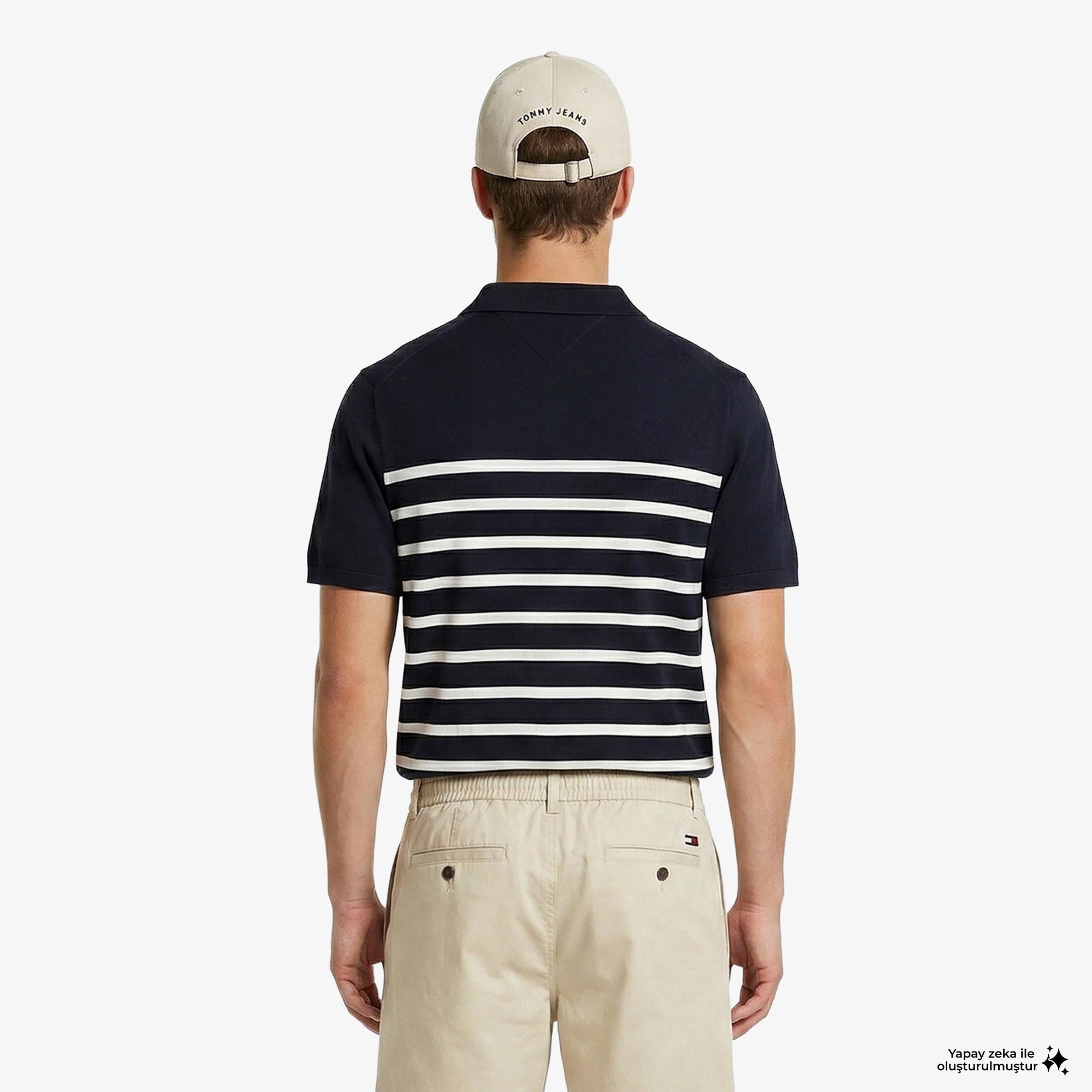 Tommy Hilfiger Core Essentials Erkek Lacivert Triko
