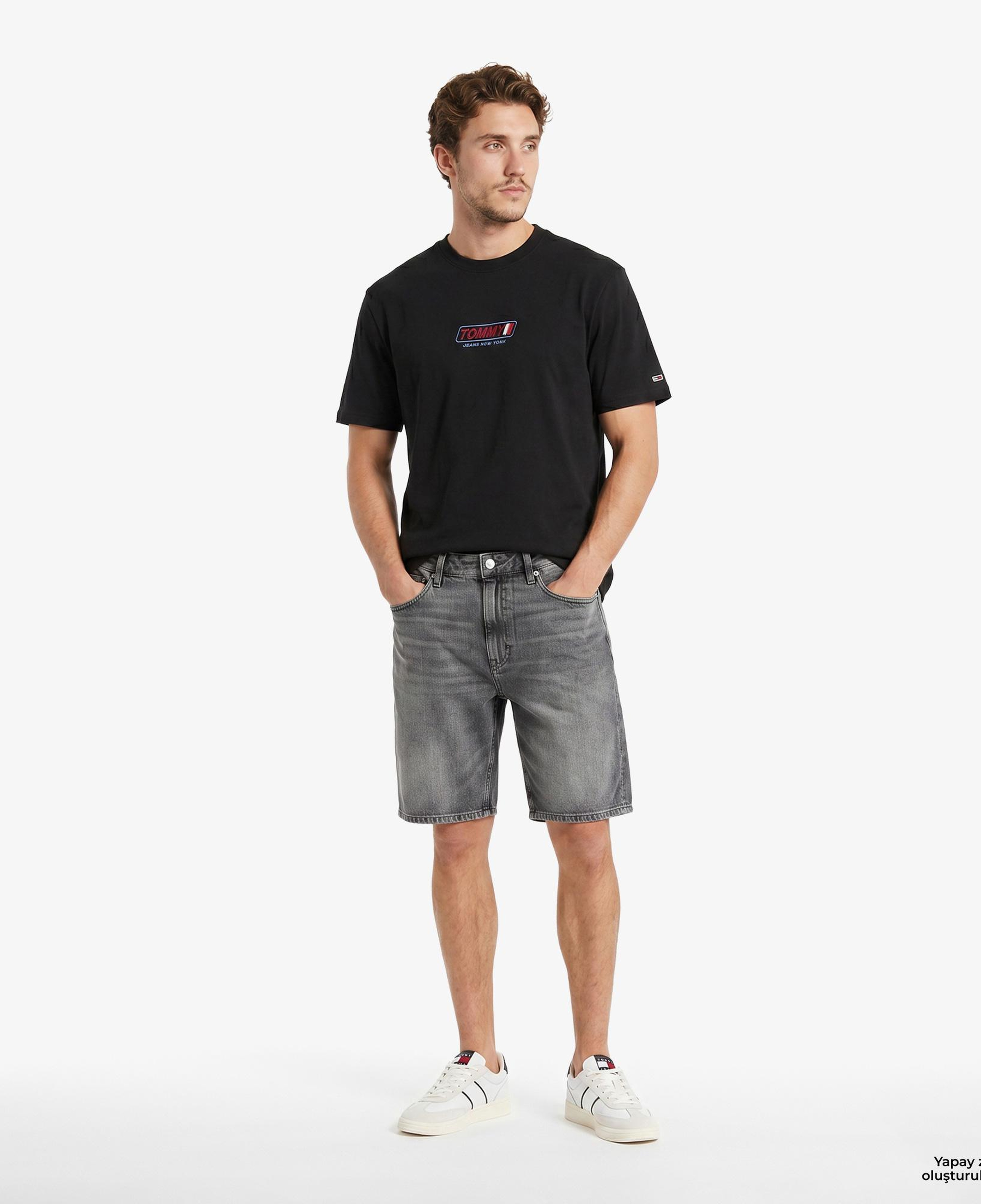 Tommy Hilfiger Erkek Siyah T-Shirt