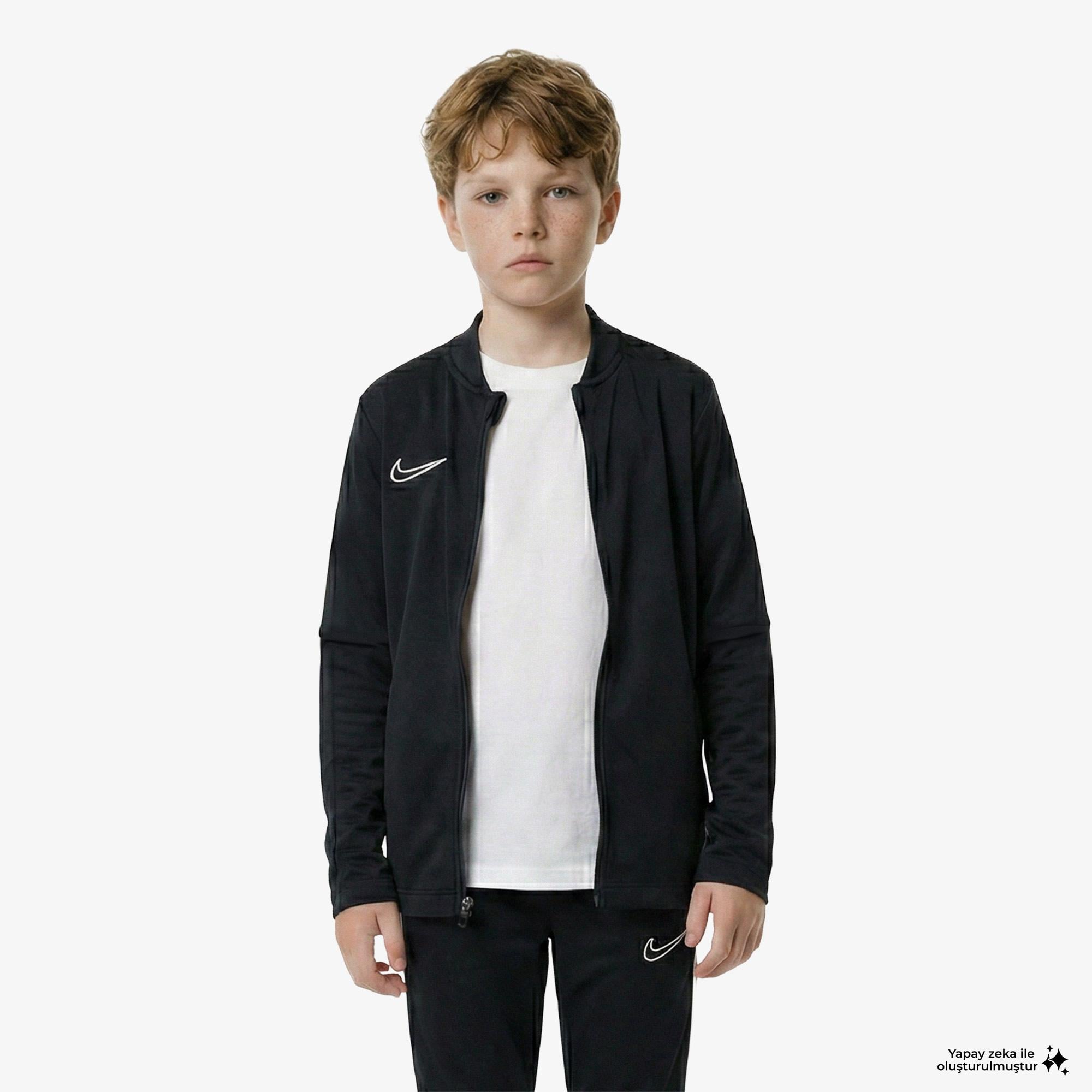 Nike Df Acd25 Track Suit K -Pd Çocuk Beyaz Eşofman Takımı