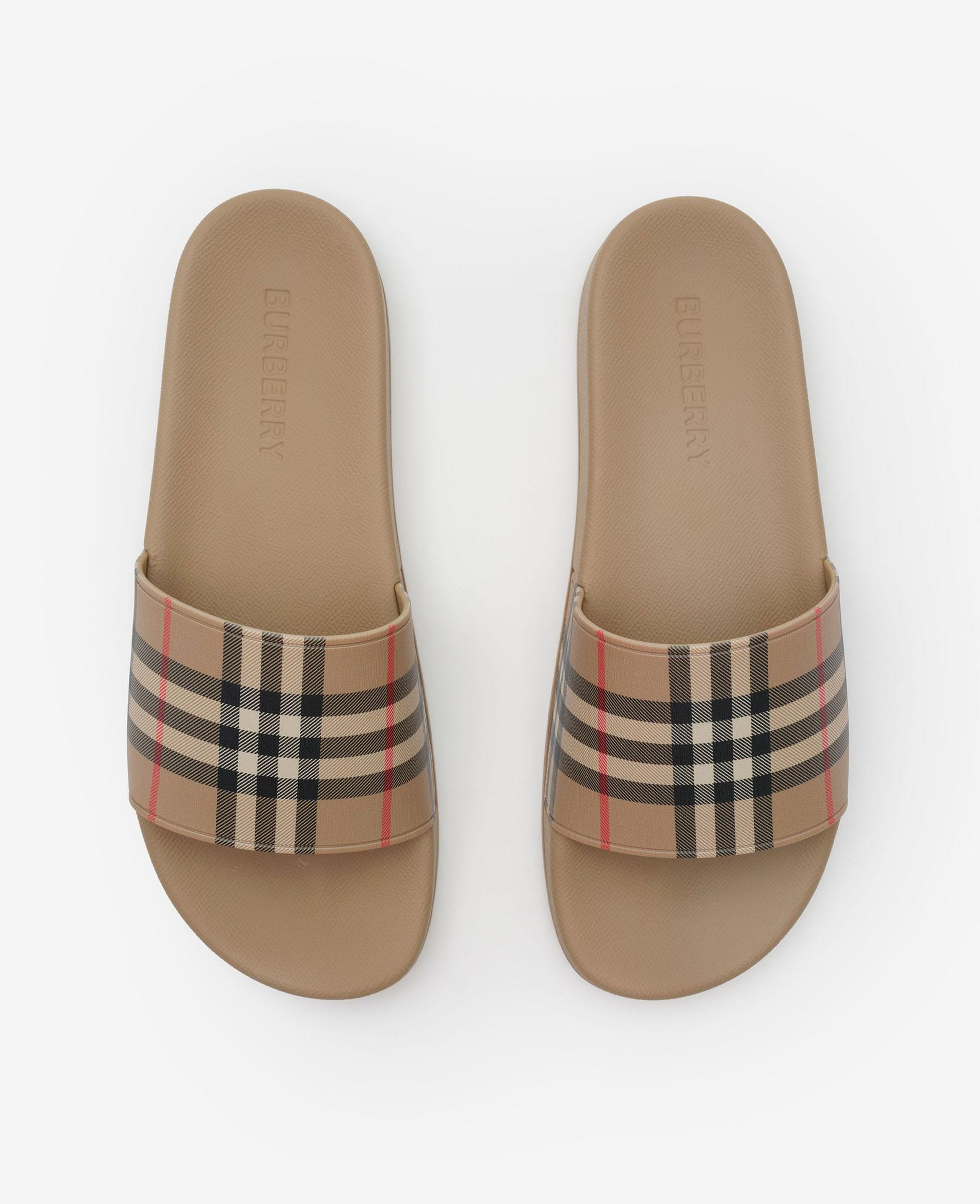 Burberry Check Erkek Bej Terlik