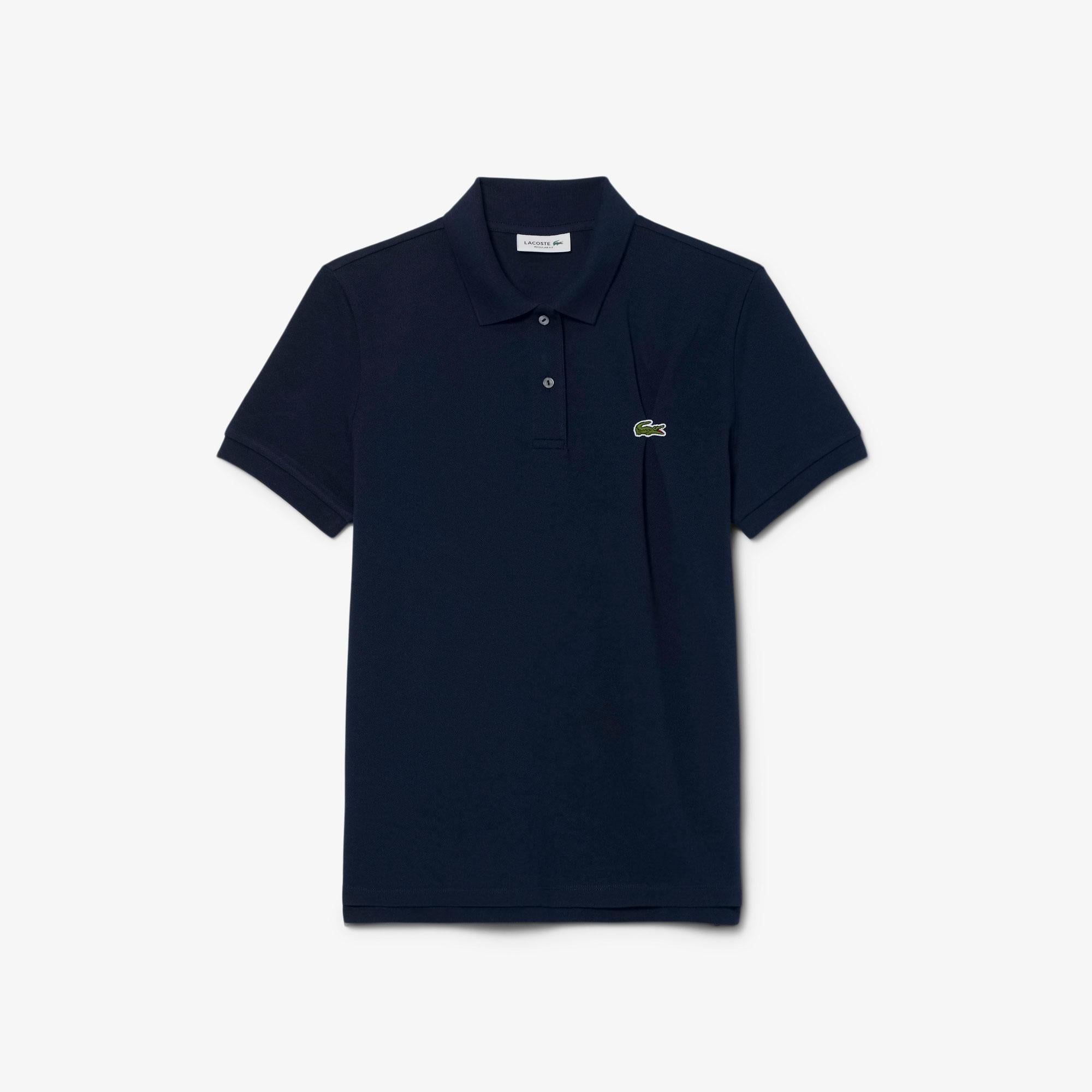Kadın Regular Fit Organik Pamuk Lacivert Polo