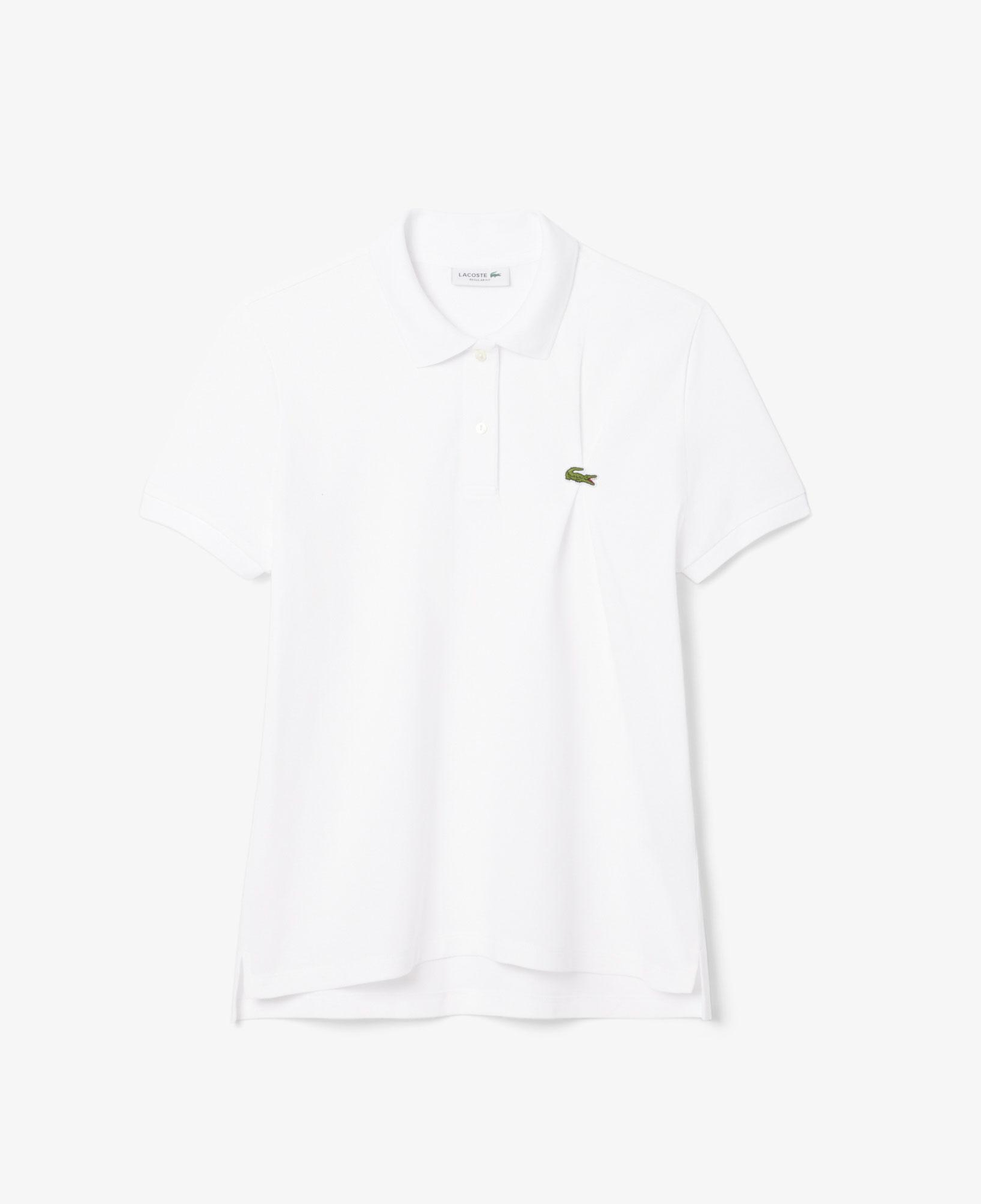 Kadın Regular Fit Organik Pamuk Beyaz Polo