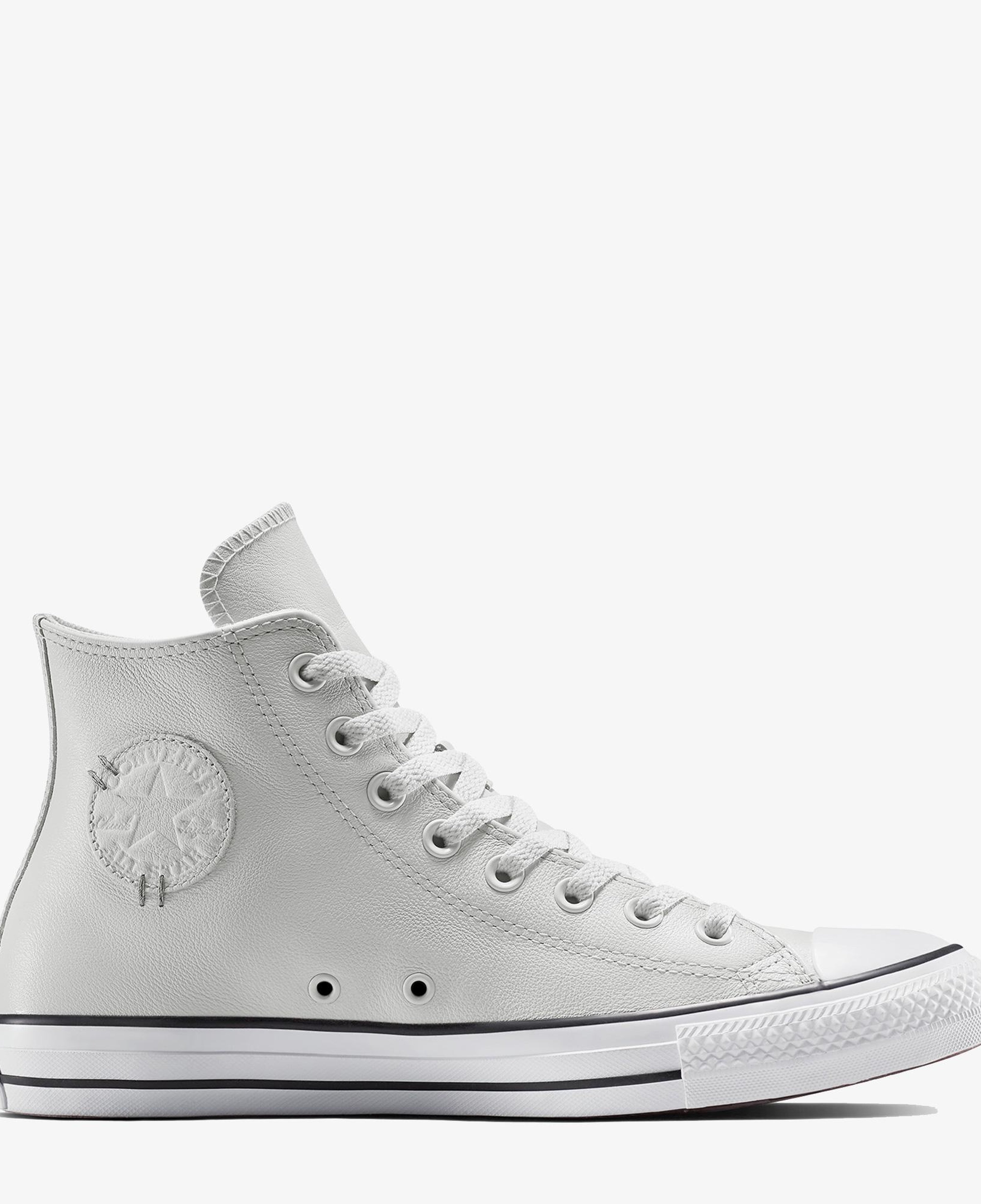 Converse Chuck Taylor All Star Deri Unisex Gri Sneaker