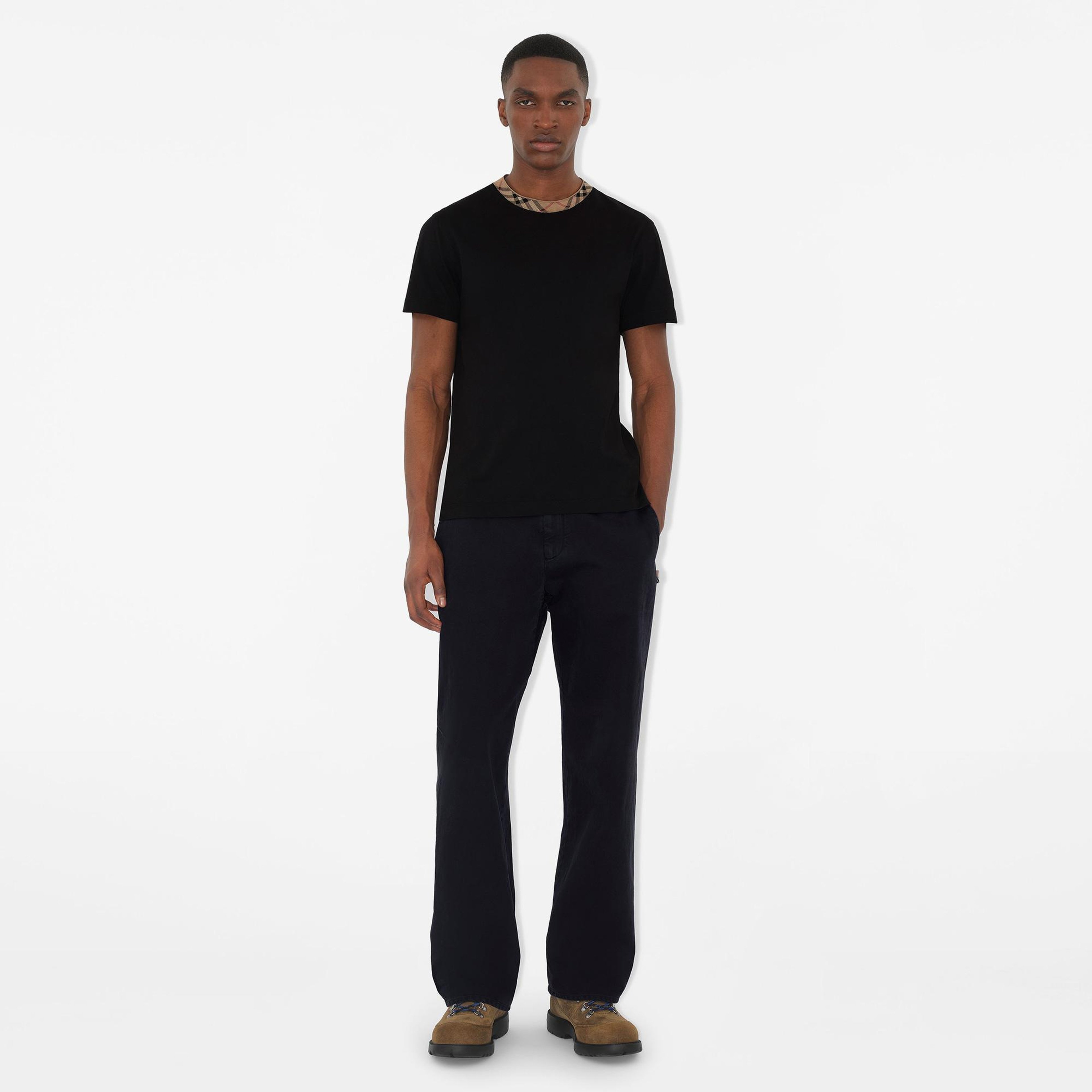 Burberry Erkek Siyah T-Shirt