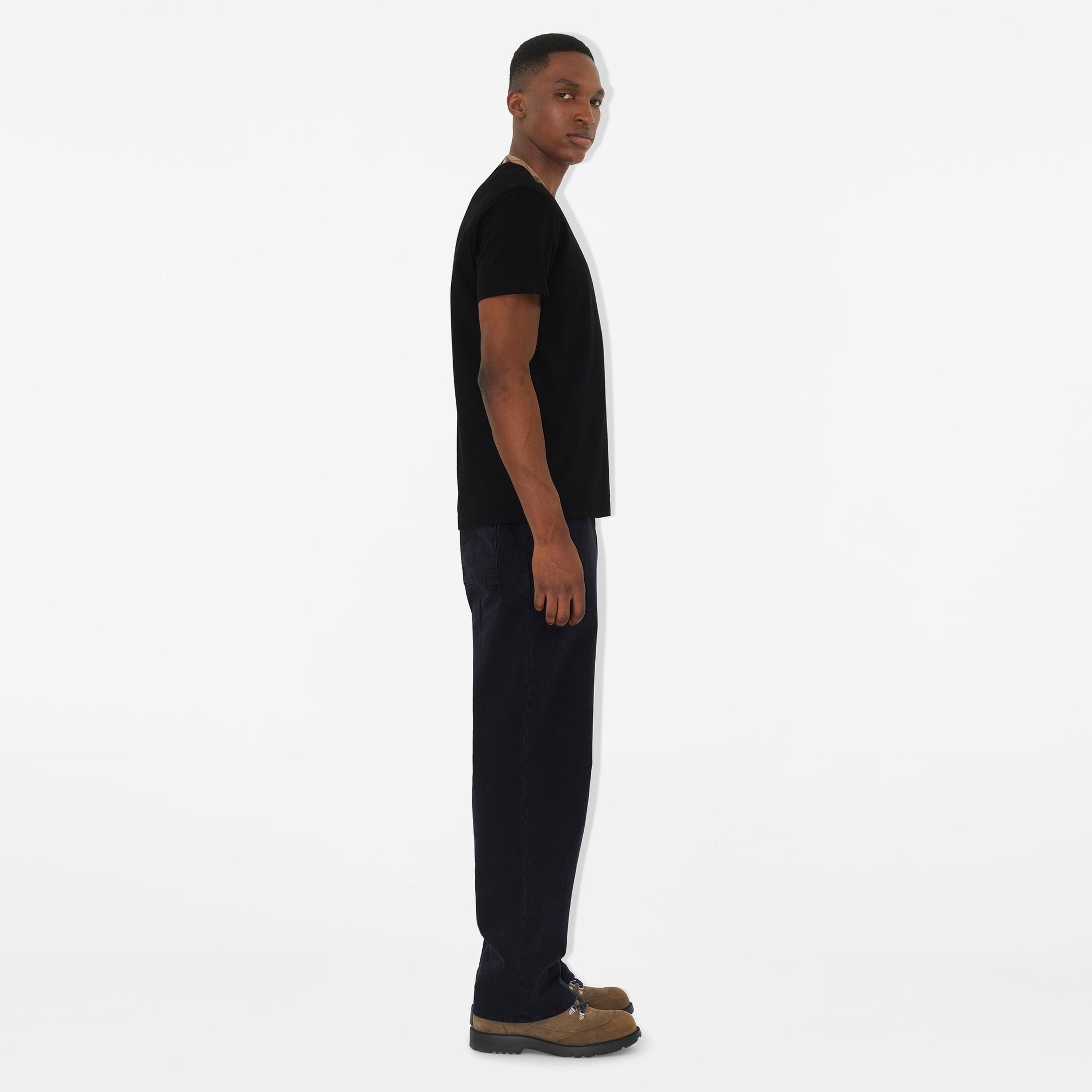 Burberry Erkek Siyah T-Shirt