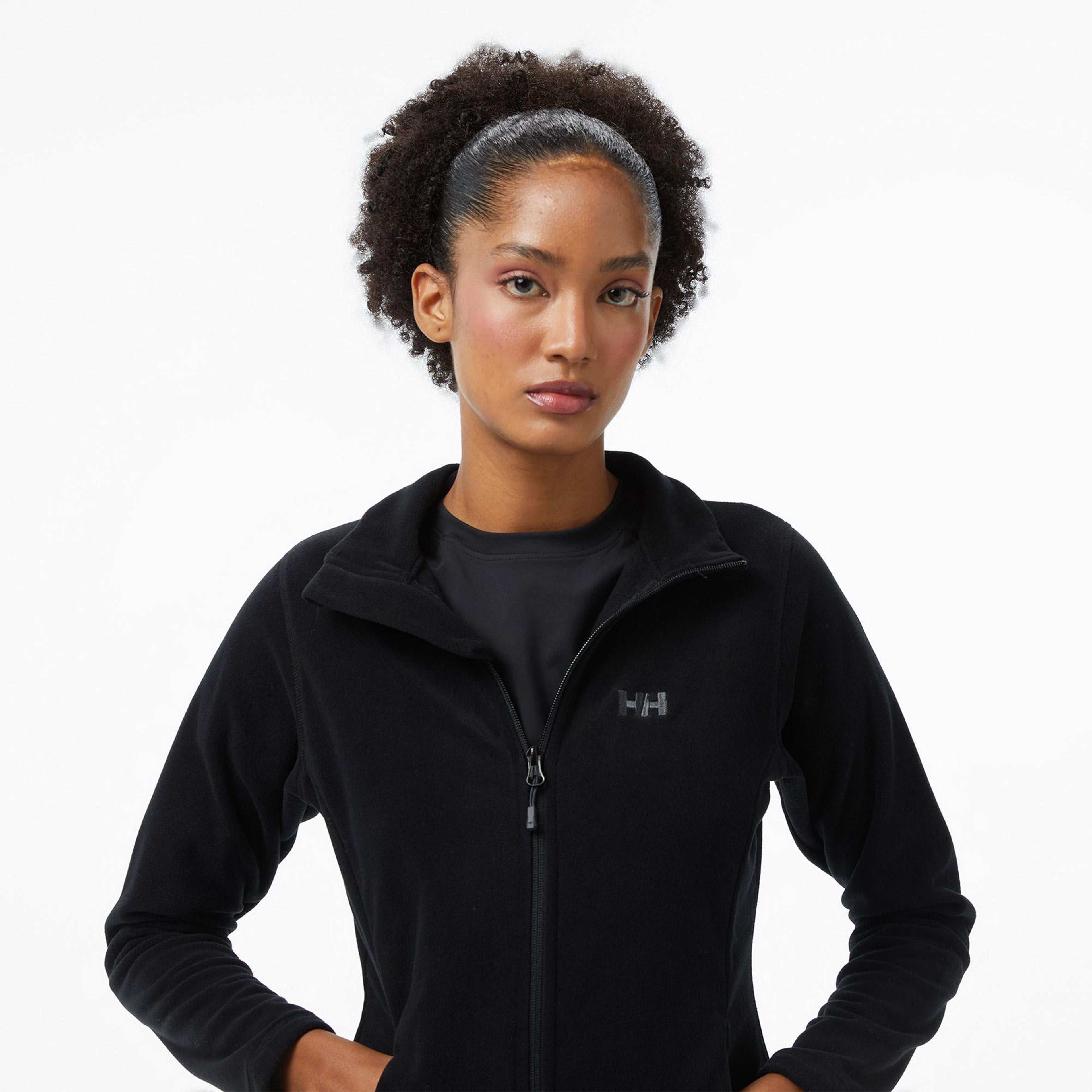 Helly Hansen Fullzip Polar Kadın Siyah Ceket