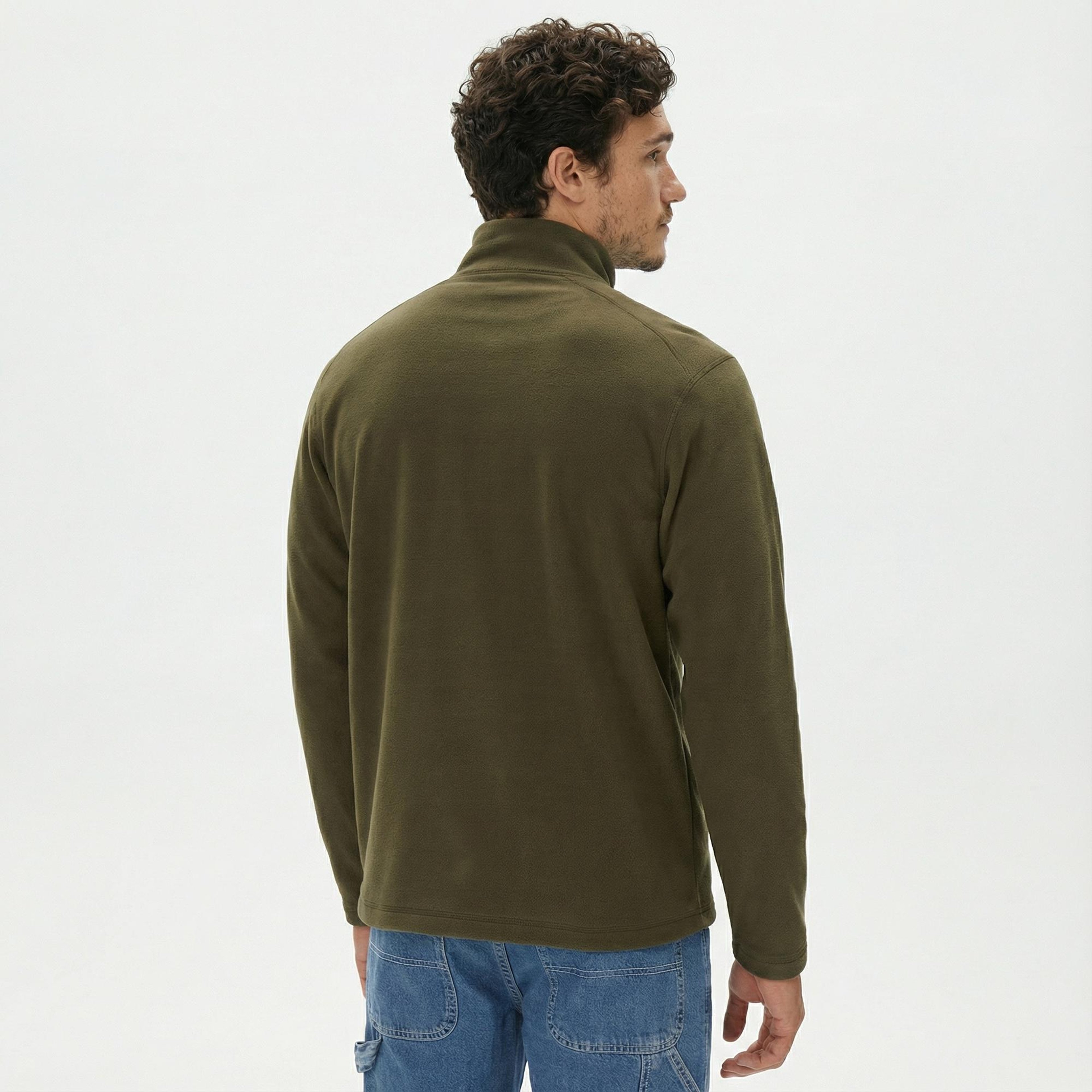 Helly Hansen Mount Polar Fleece Erkek Yeşil Sweatshirt