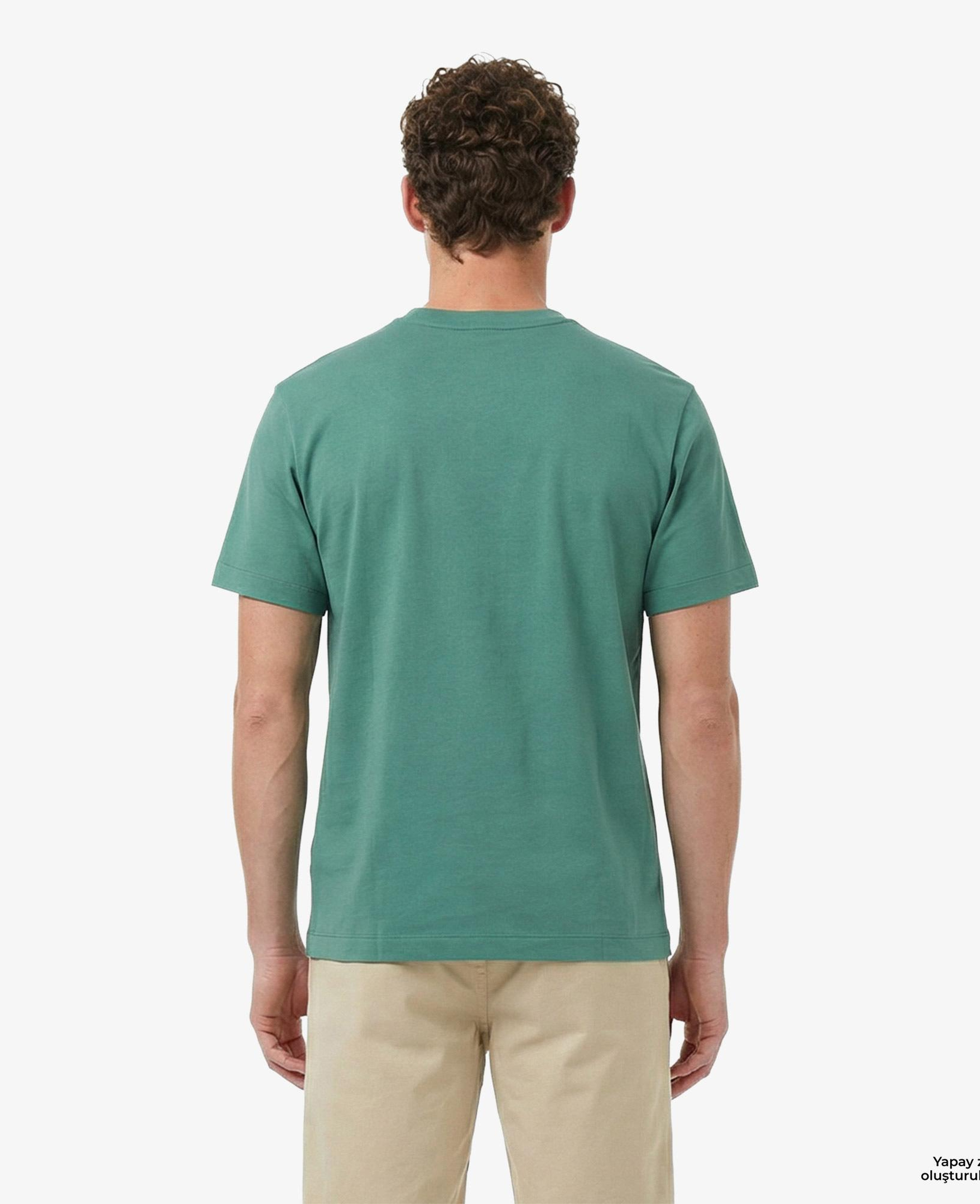 Calvin Klein Easy Monogram Erkek Yeşil T-Shirt